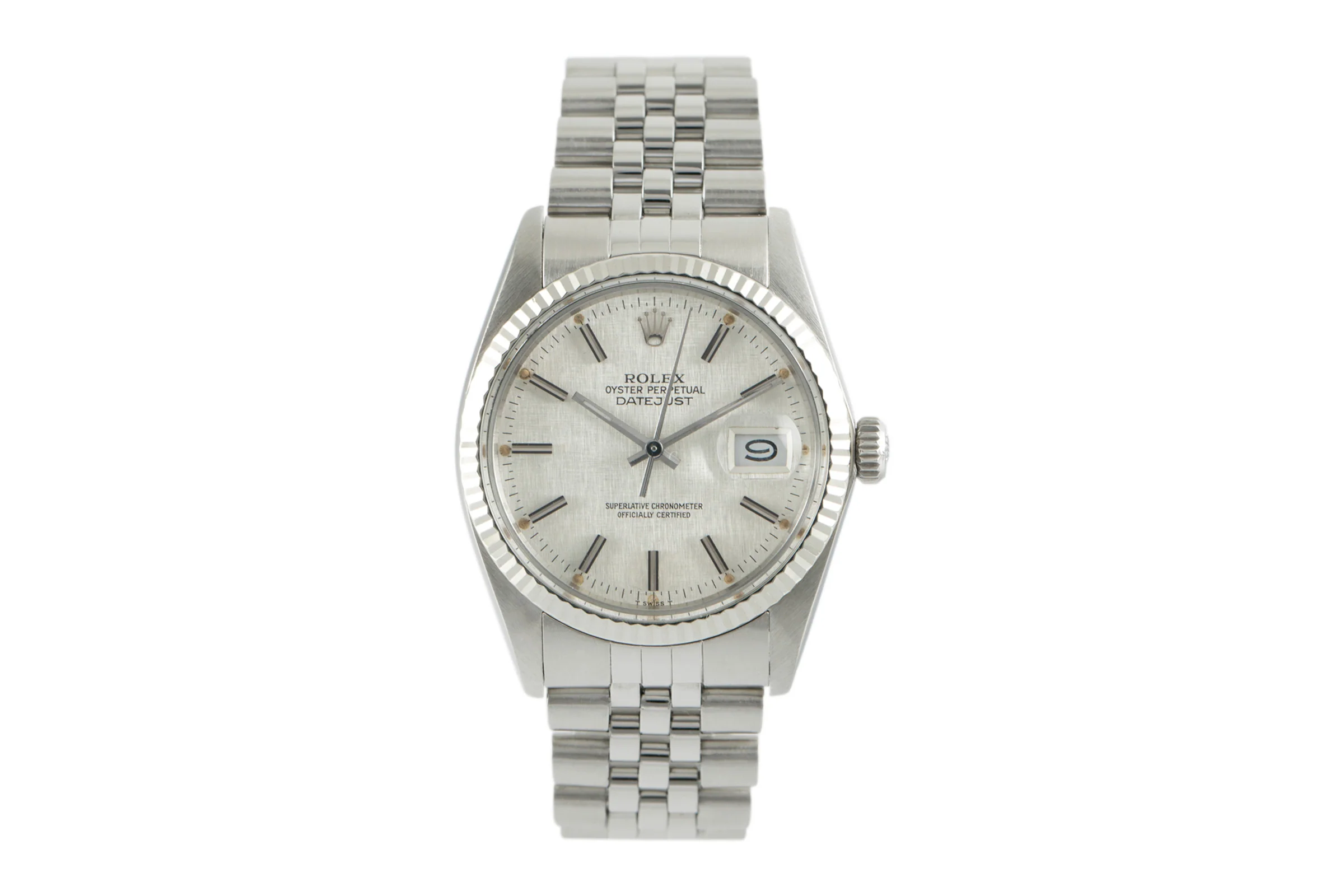 Rolex Datejust steel / white gold automatic men's watch 16014  [2109493] - Image 4
