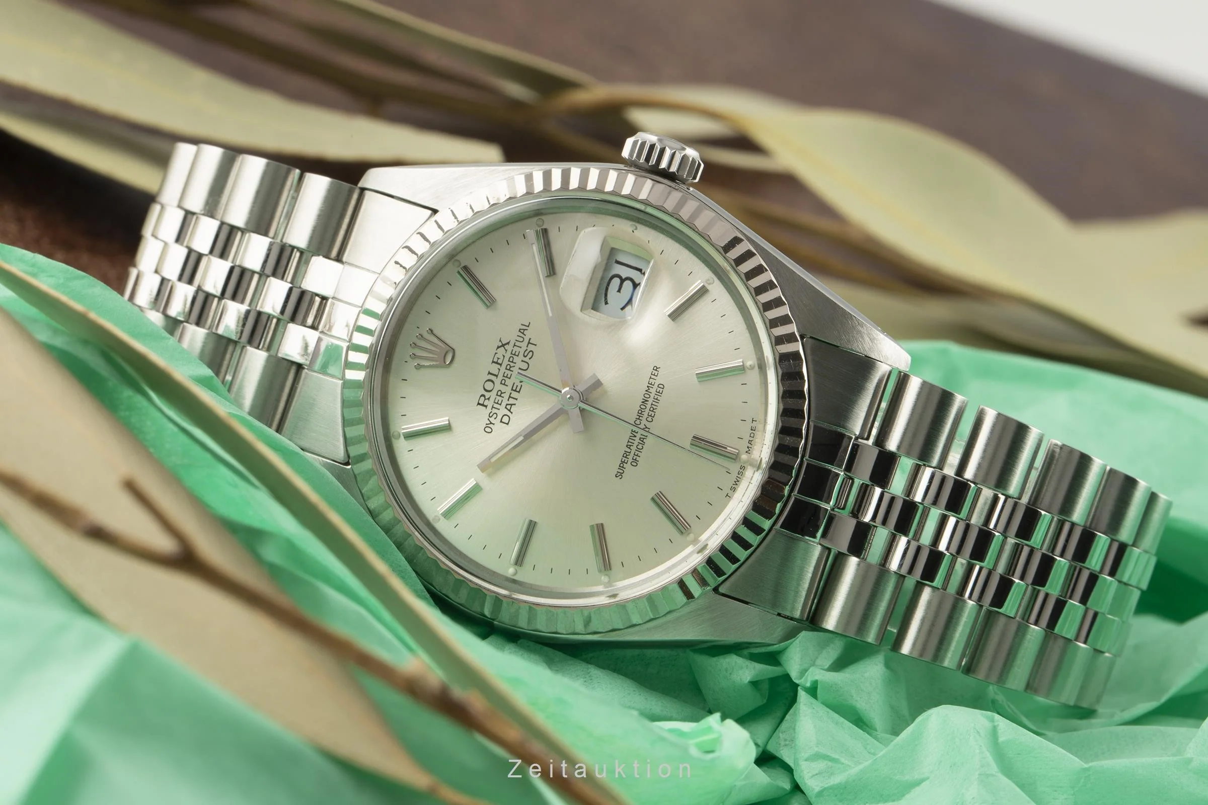Rolex Datejust steel / white gold automatic men's watch 16014  [2206716] - Image 2