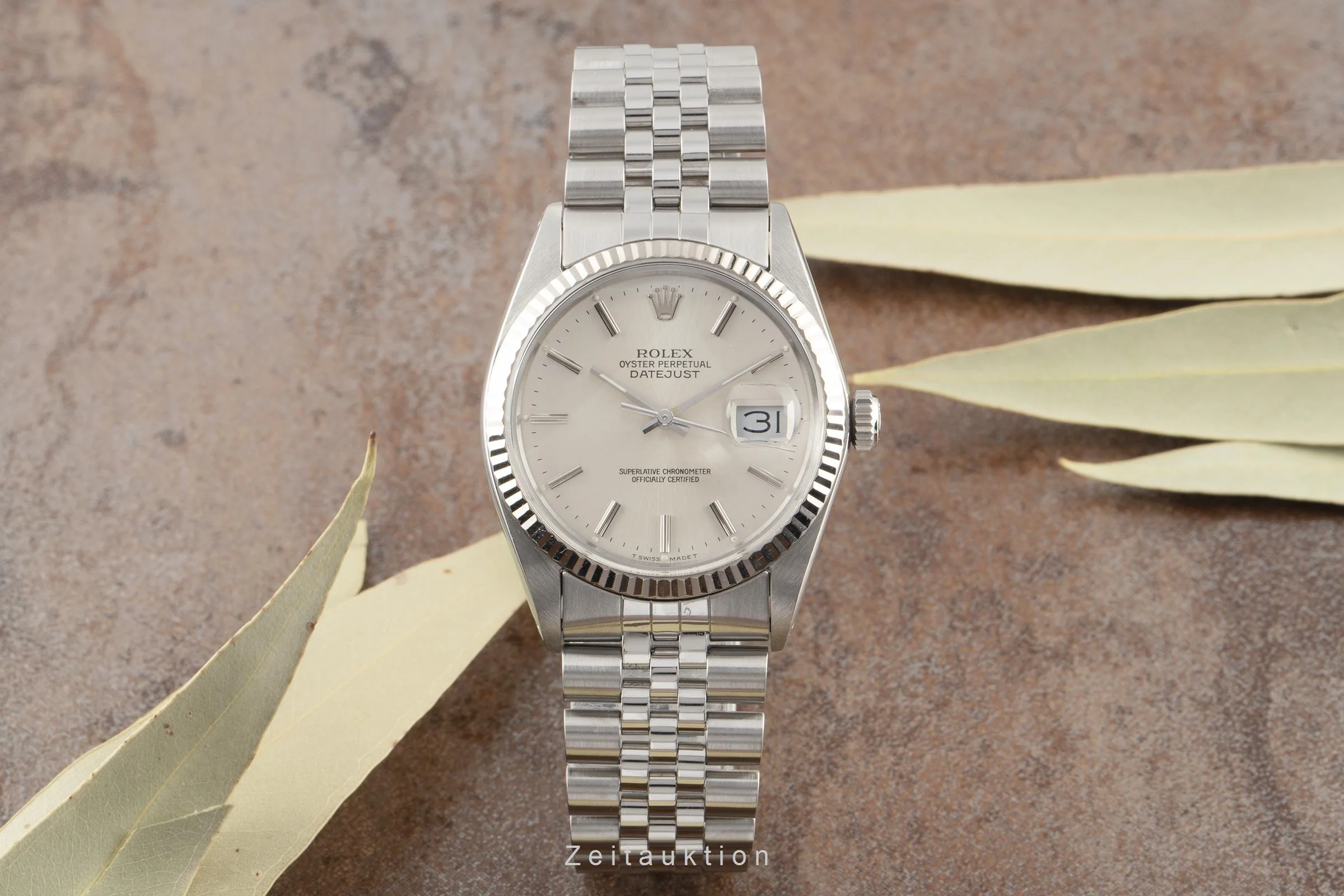 Rolex Datejust steel / white gold automatic men's watch 16014  [2206716] - Image 3