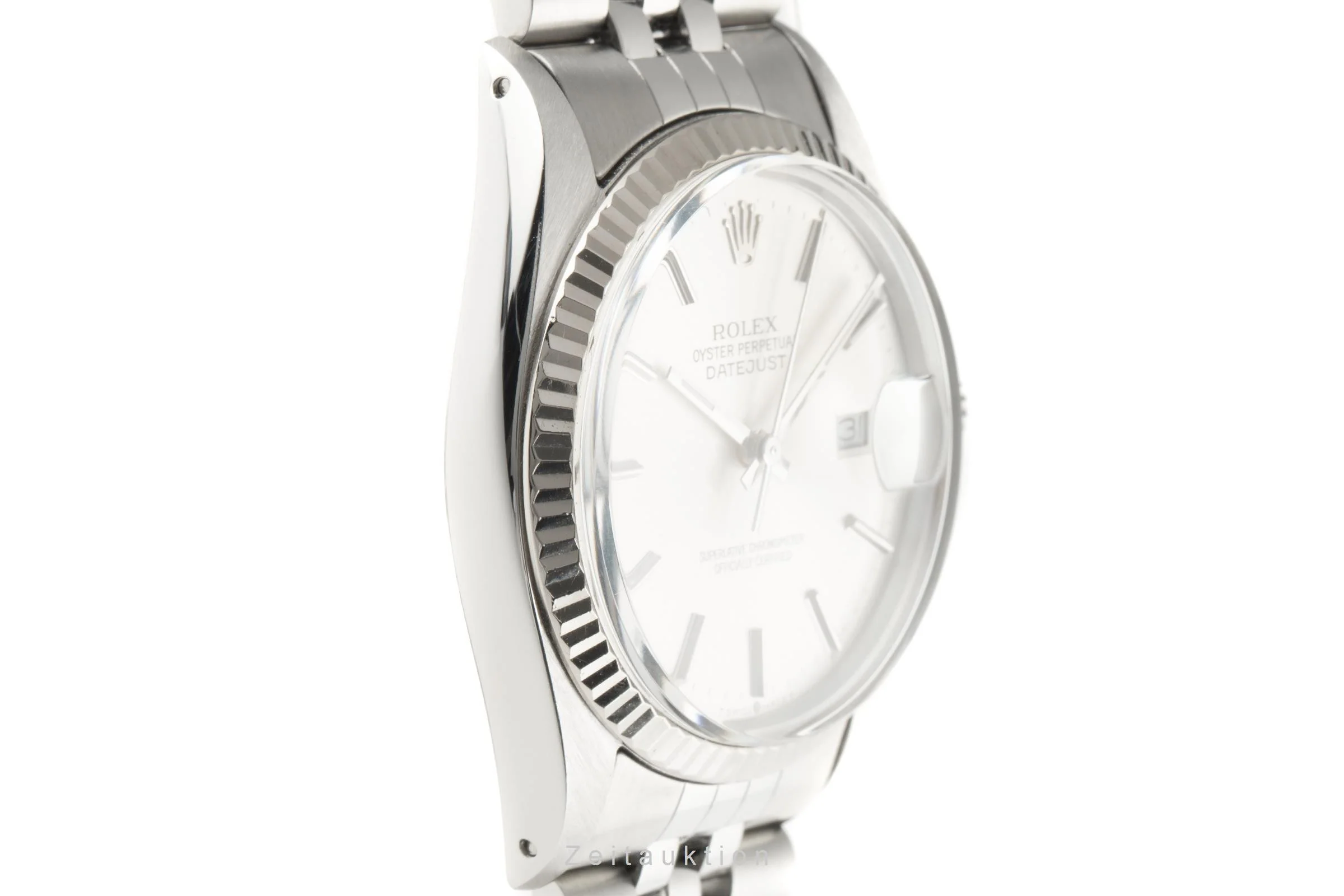 Rolex Datejust steel / white gold automatic men's watch 16014  [2206716] - Image 7