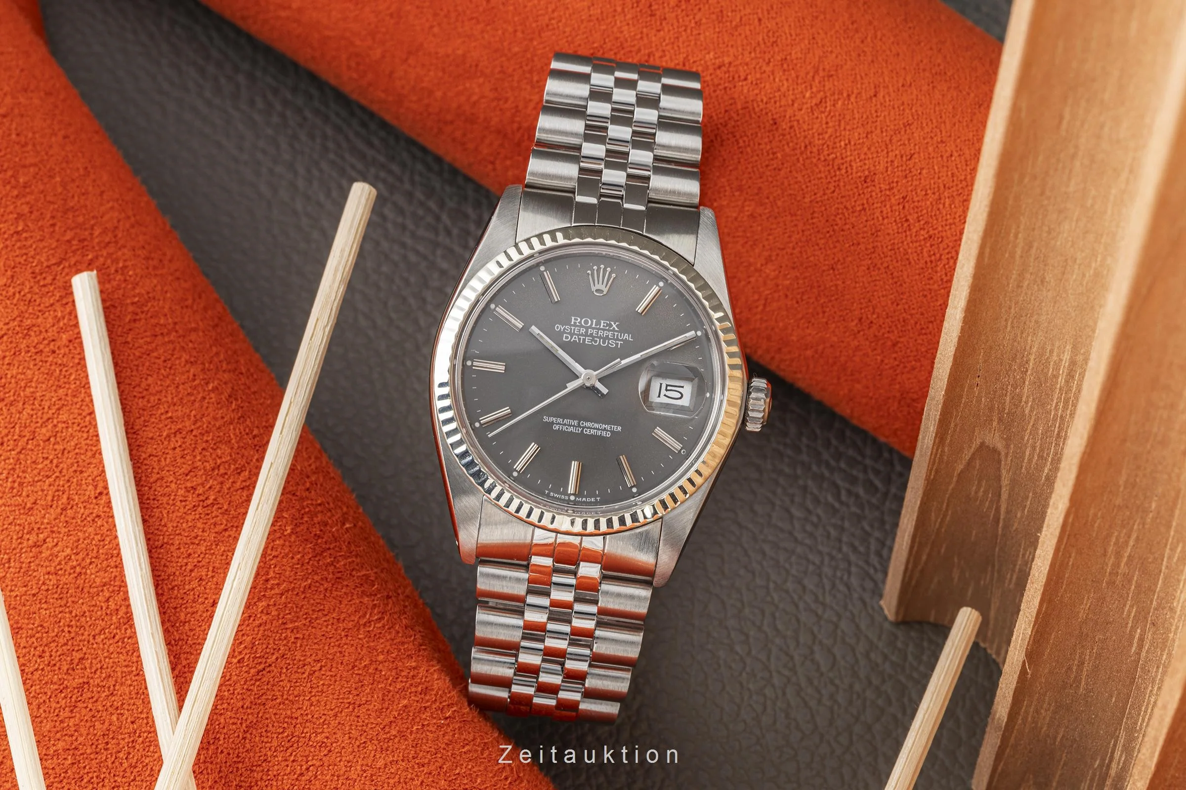 Rolex Datejust steel / white gold automatic men's watch 16014 LP: 7500EUR  [2301192] - Image 3