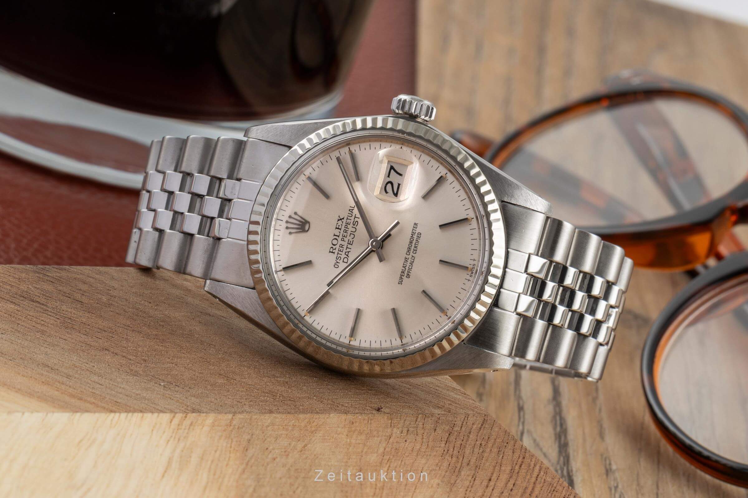 Rolex Datejust steel / white gold automatic men's watch 16014  [2501741] - Image 2