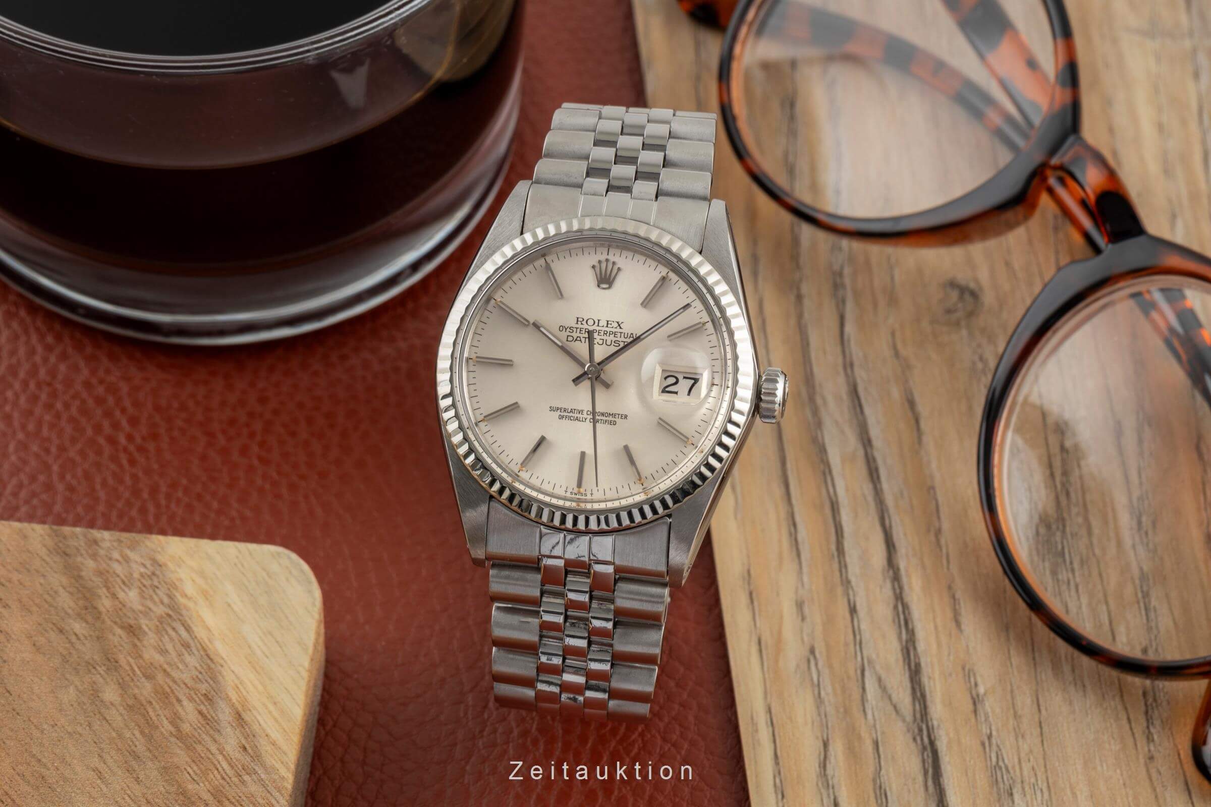 Rolex Datejust steel / white gold automatic men's watch 16014  [2501741] - Image 3