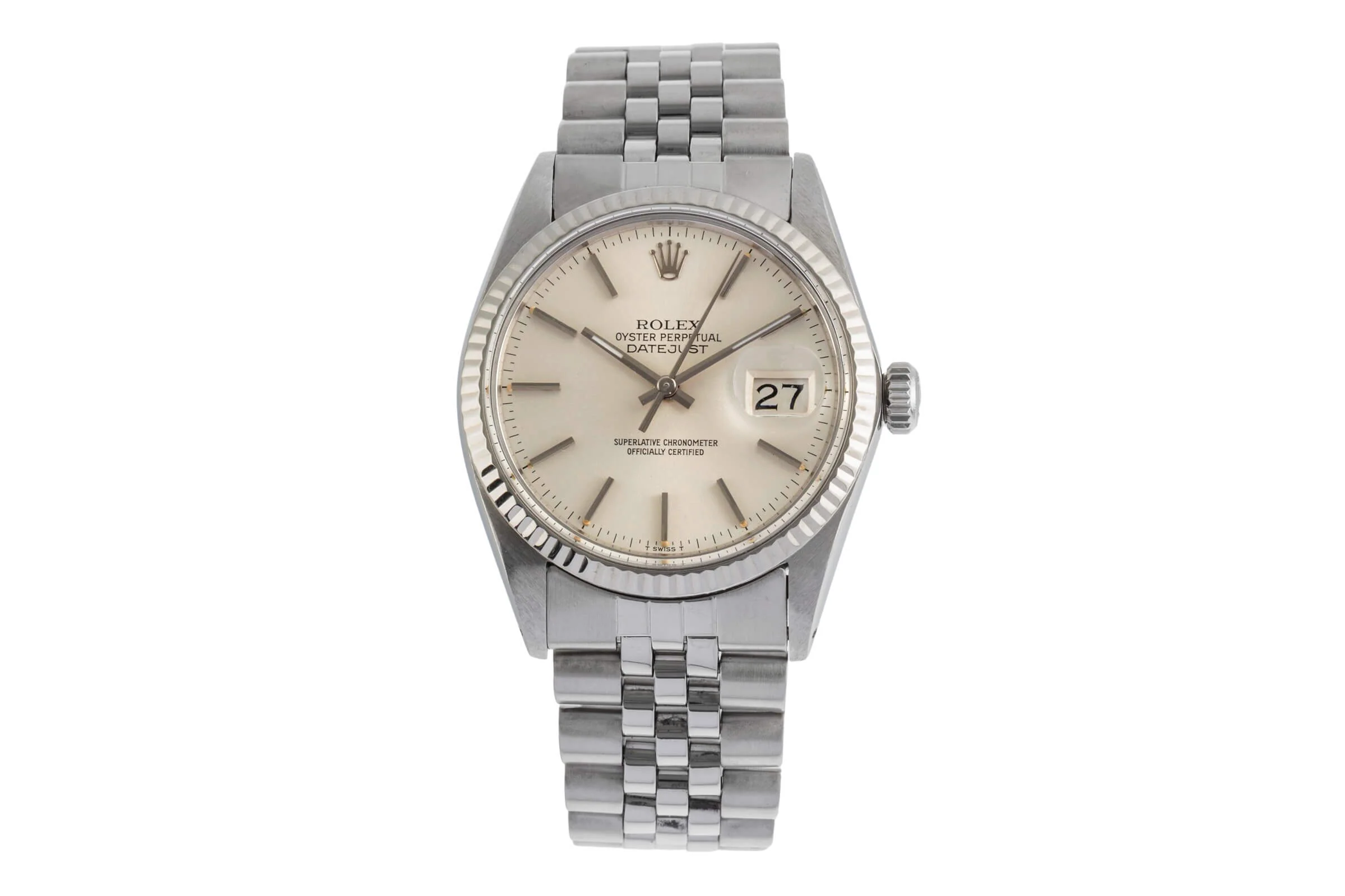 Rolex Datejust steel / white gold automatic men's watch 16014  [2501741] - Image 4