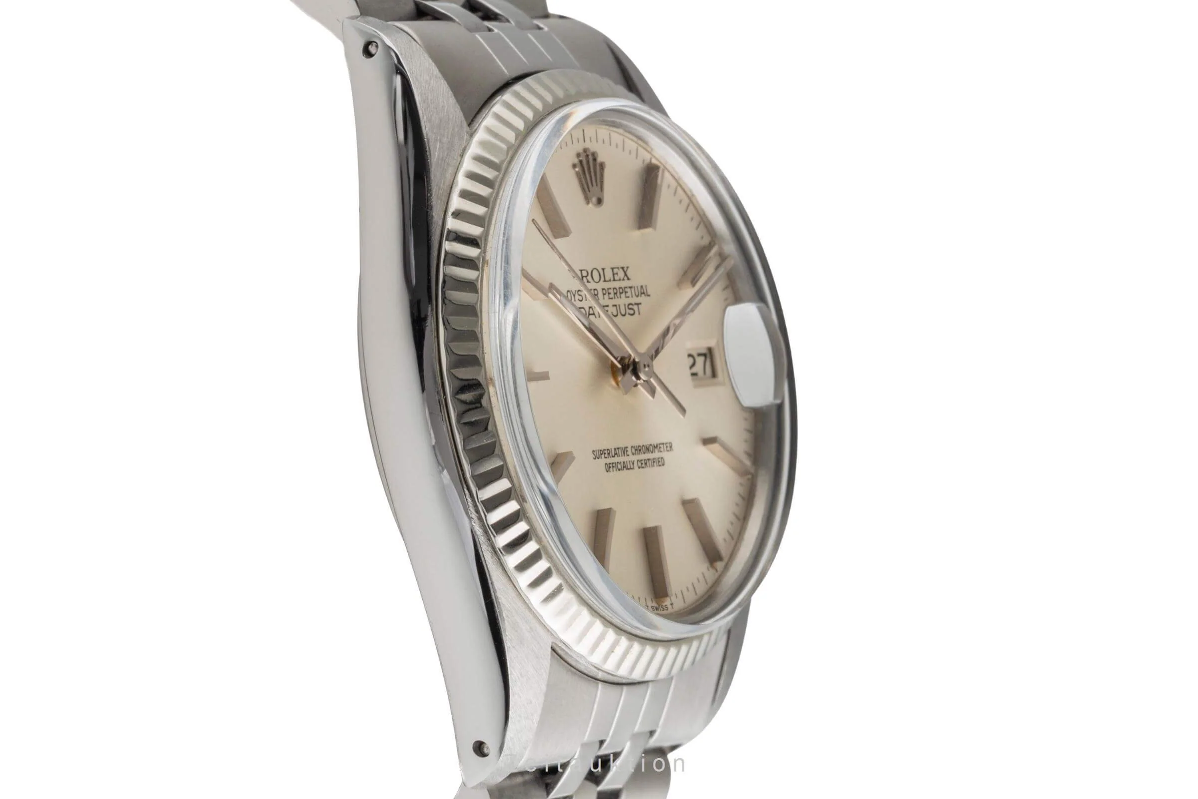 Rolex Datejust steel / white gold automatic men's watch 16014  [2501741] - Image 7