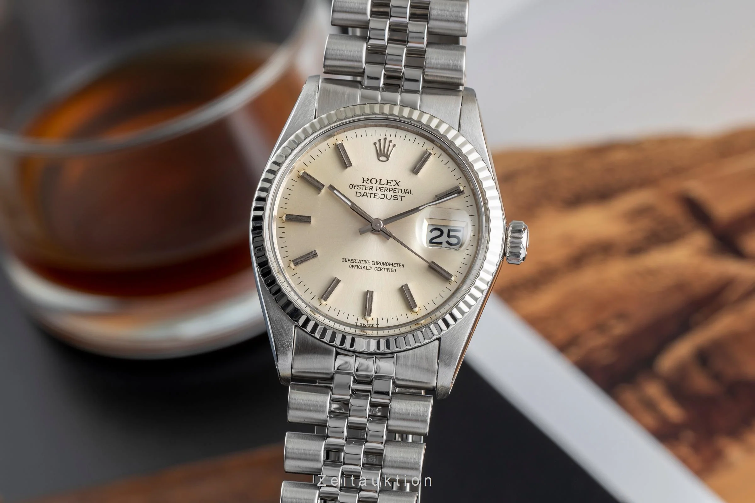 Rolex Datejust steel / white gold automatic men's watch 16014  [2502188] - Image 2