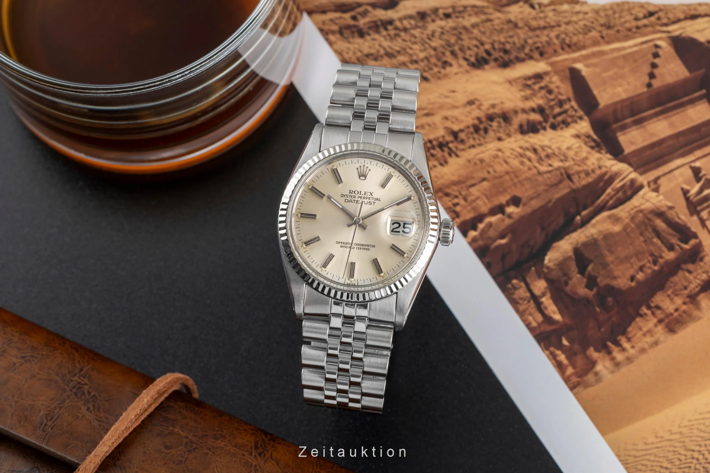 Rolex Datejust steel / white gold automatic men's watch 16014  [2502188] - Image 4
