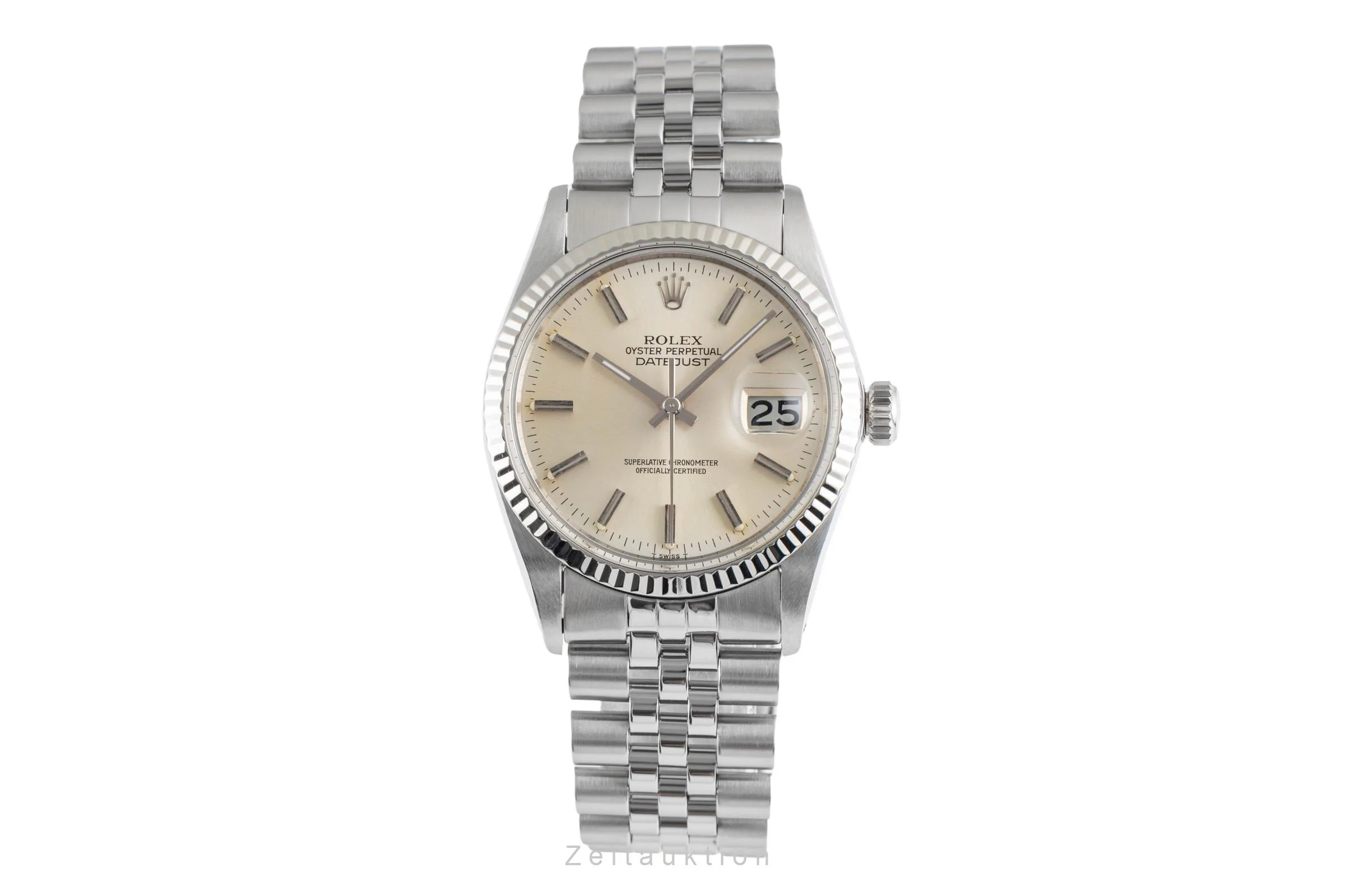 Rolex Datejust steel / white gold automatic men's watch 16014  [2502188] - Image 5