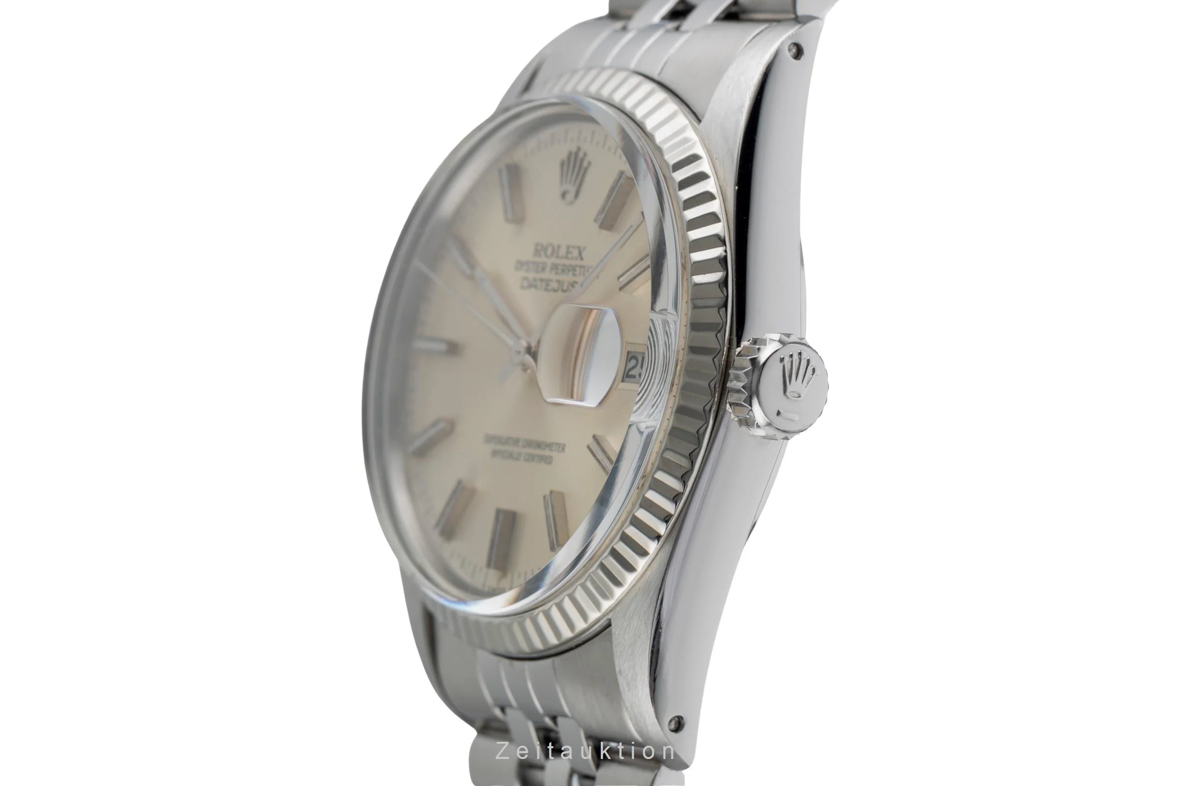 Rolex Datejust steel / white gold automatic men's watch 16014  [2502188] - Image 7