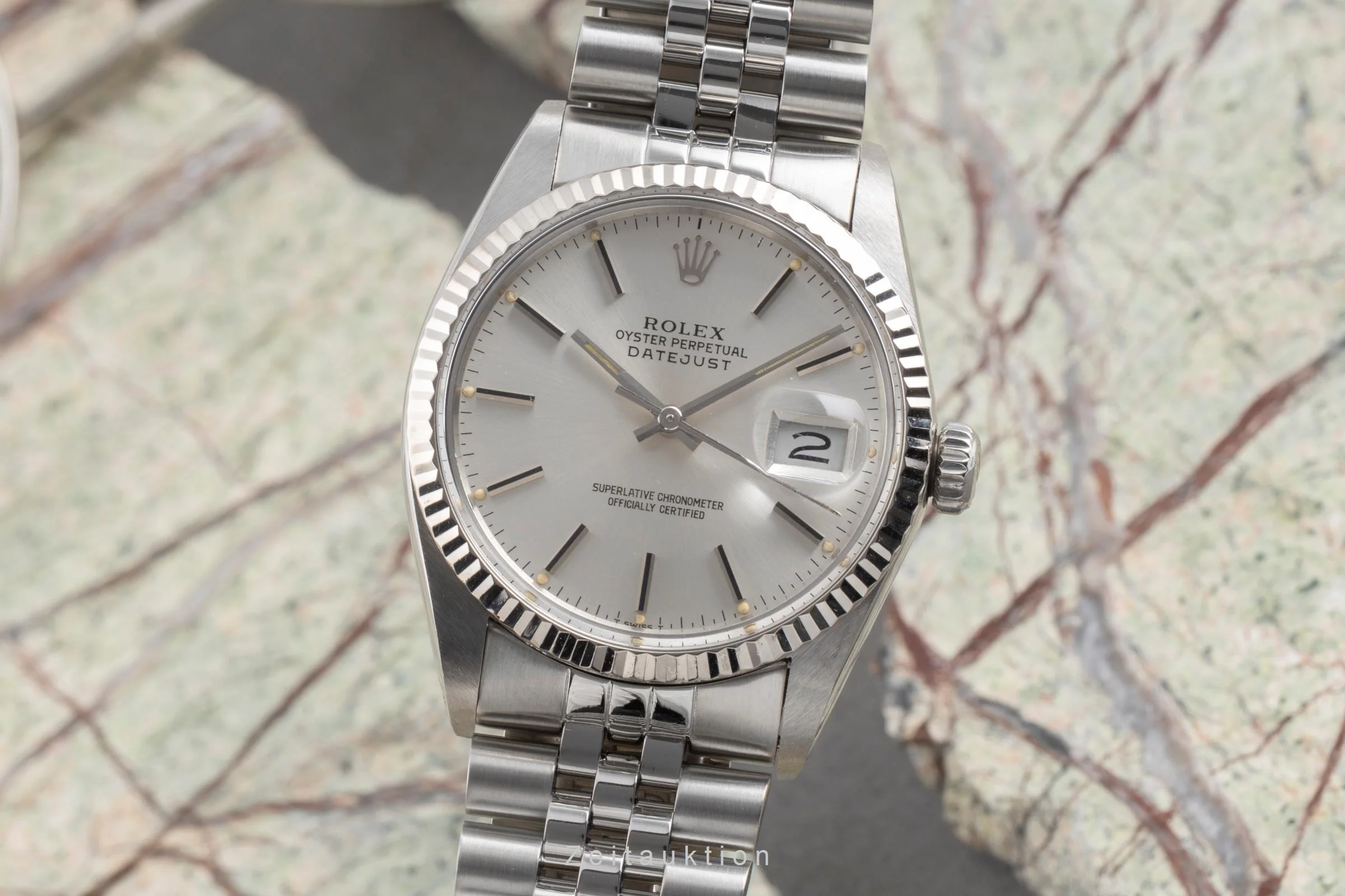 Rolex Datejust steel / white gold automatic men's watch 16014  [2503209] - Image 2