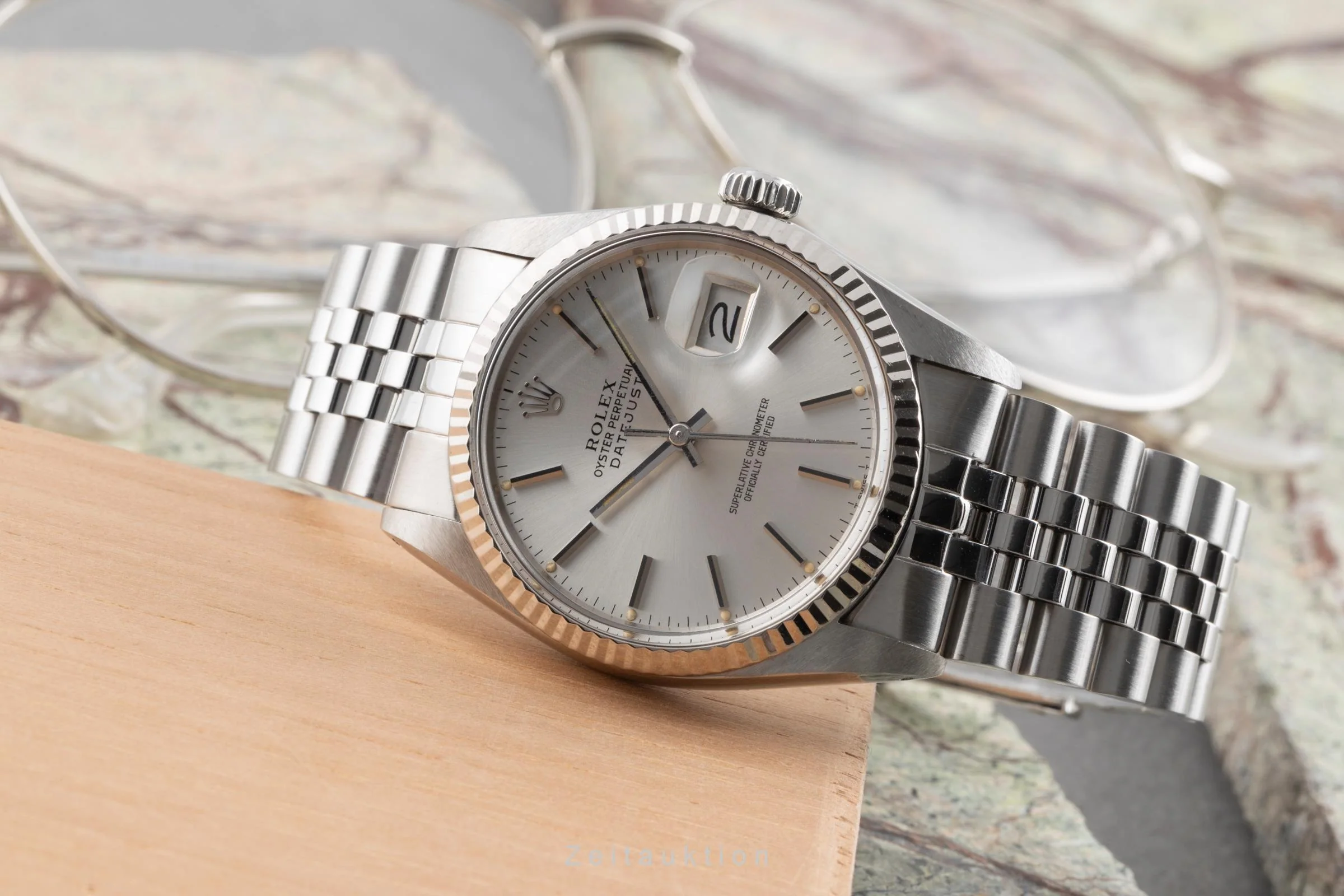 Rolex Datejust steel / white gold automatic men's watch 16014  [2503209] - Image 3