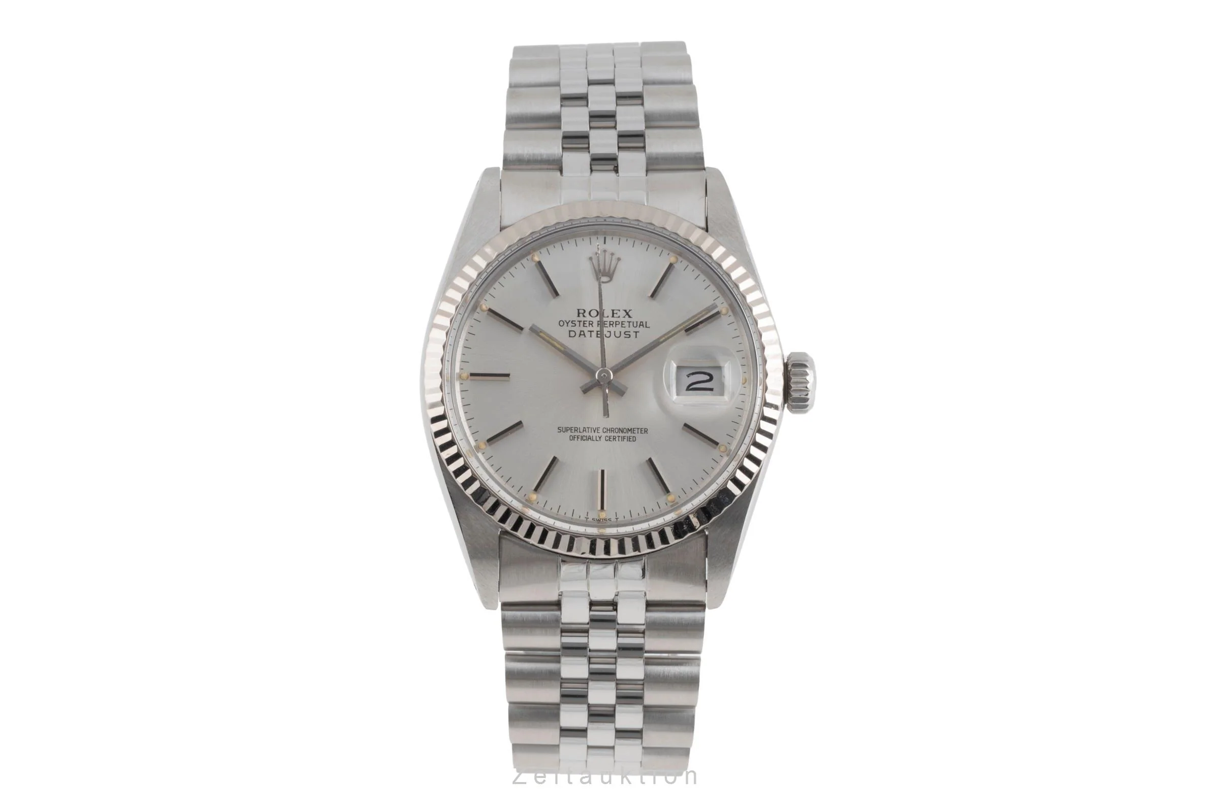 Rolex Datejust steel / white gold automatic men's watch 16014  [2503209] - Image 5