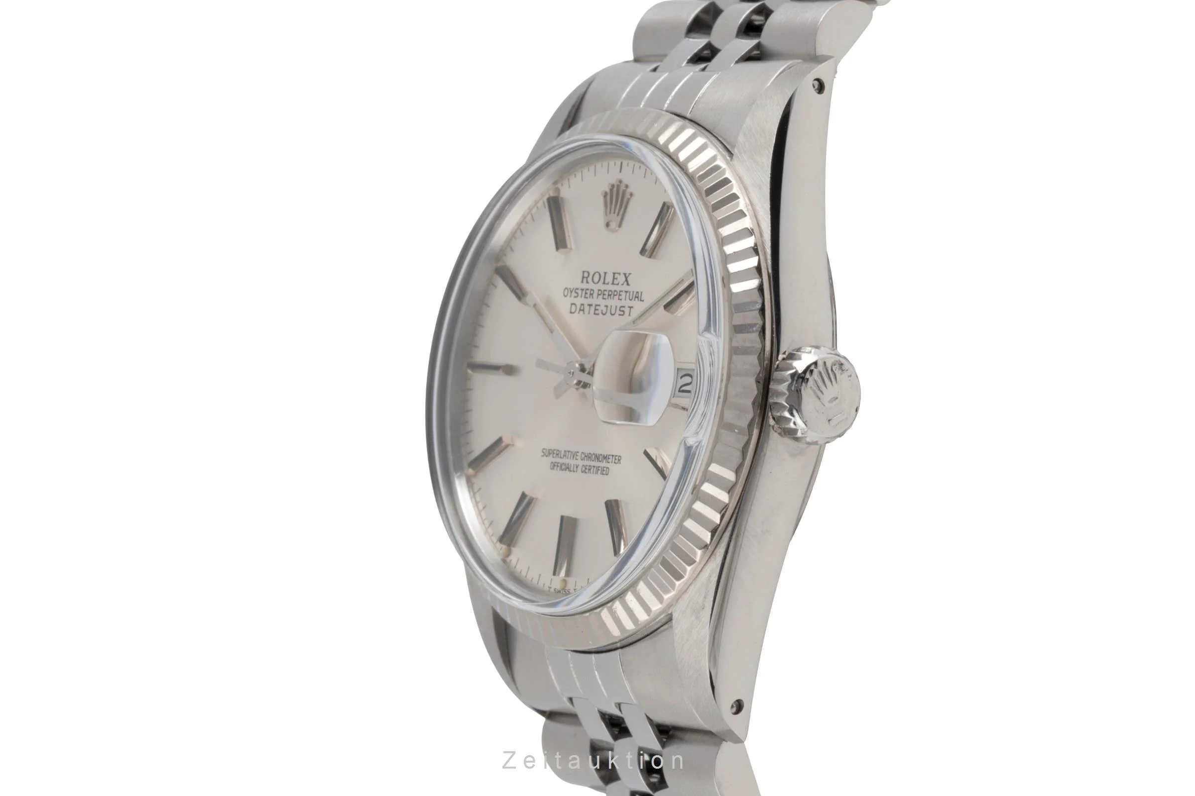 Rolex Datejust steel / white gold automatic men's watch 16014  [2503209] - Image 7