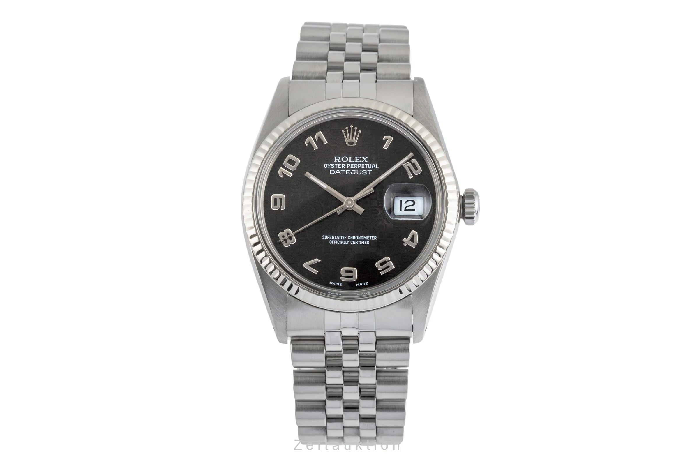 Rolex Datejust steel / white gold automatic men's watch 16014  [2503487] - Image 5
