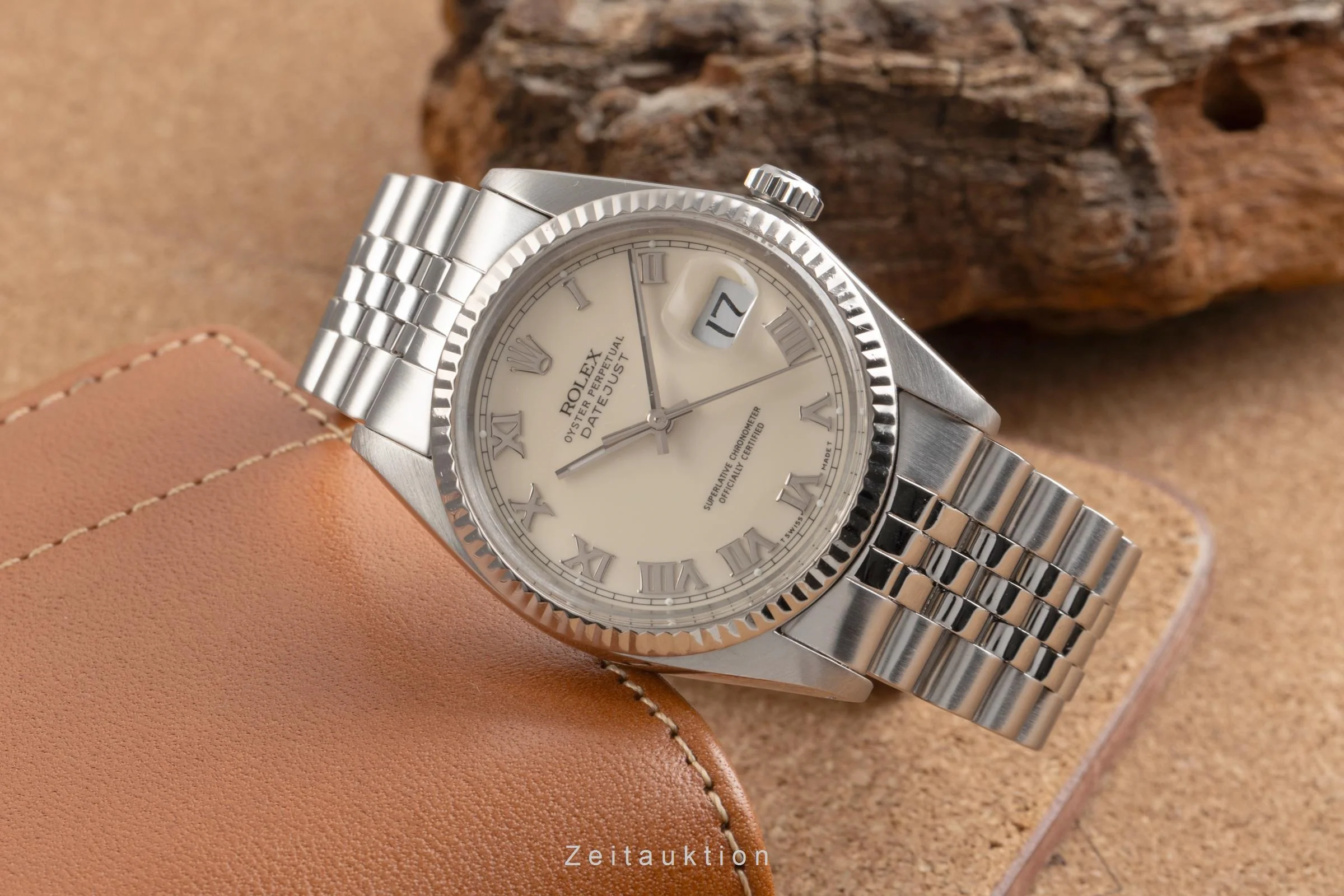 Rolex Datejust steel / white gold automatic men's watch 16014  [2504454] - Image 3