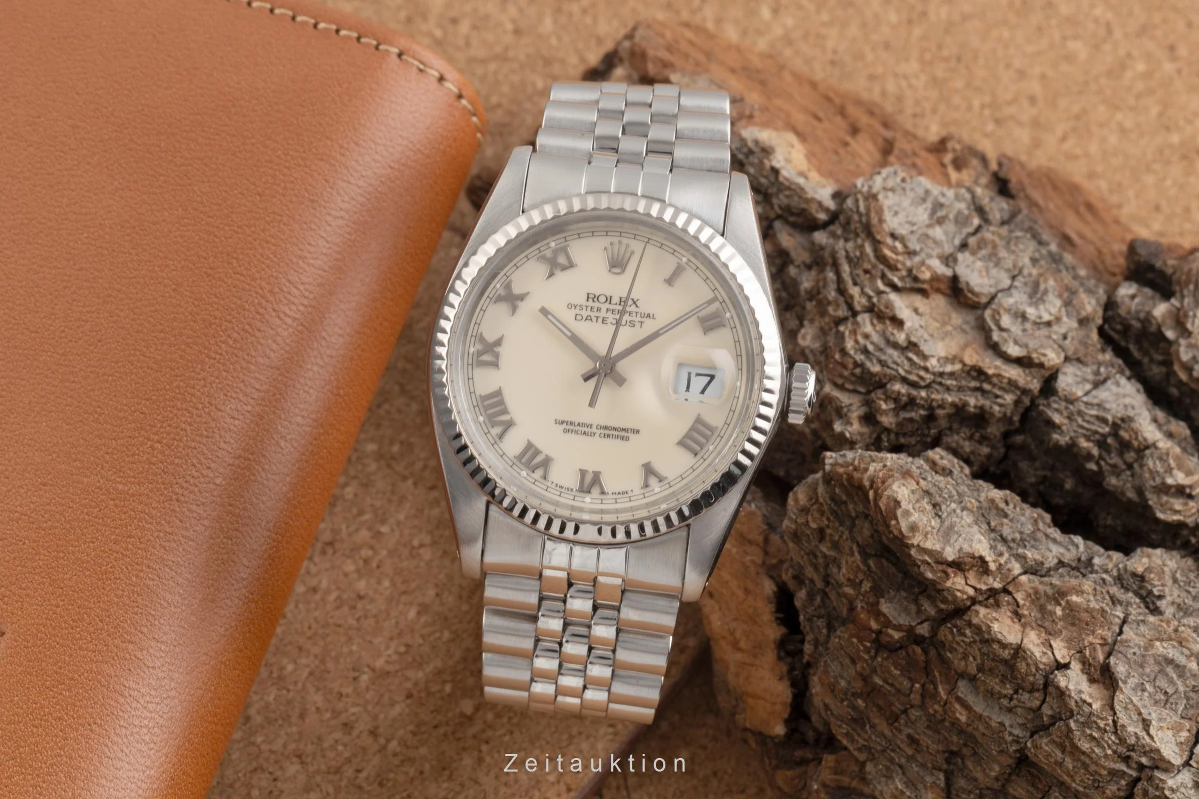 Rolex Datejust steel / white gold automatic men's watch 16014  [2504454] - Image 4