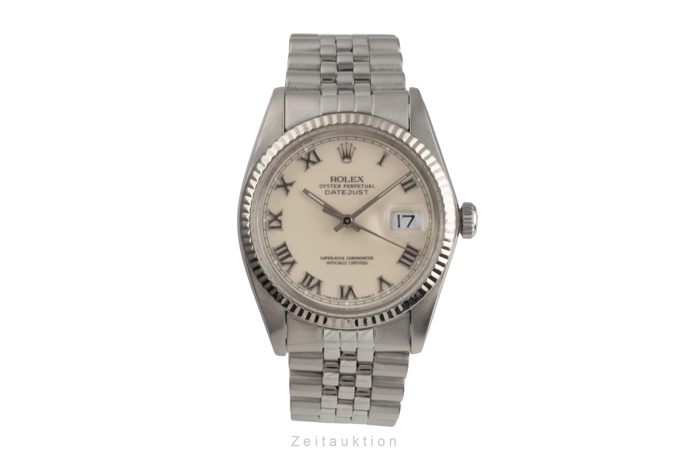 Rolex Datejust steel / white gold automatic men's watch 16014  [2504454] - Image 5