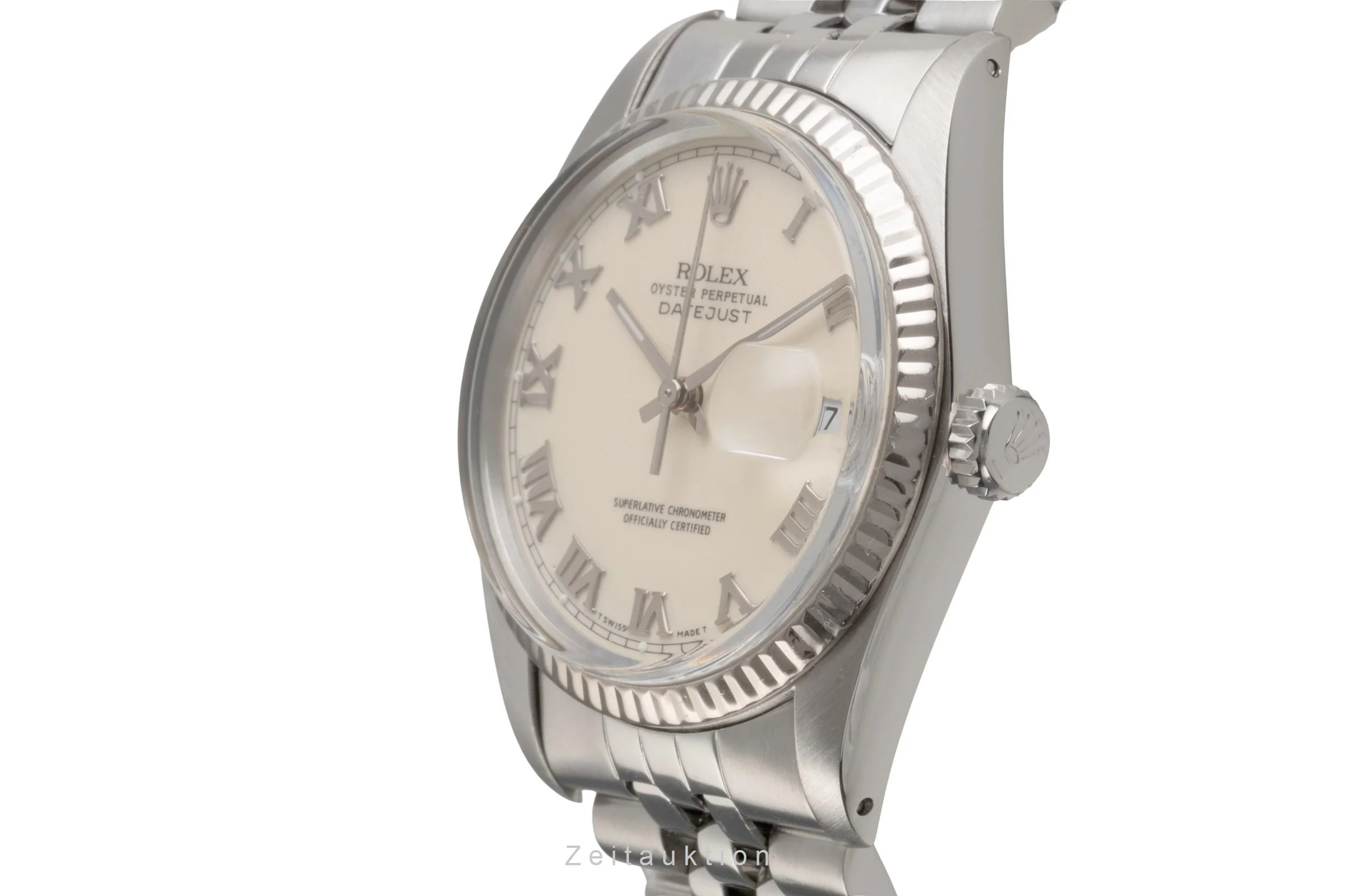 Rolex Datejust steel / white gold automatic men's watch 16014  [2504454] - Image 7