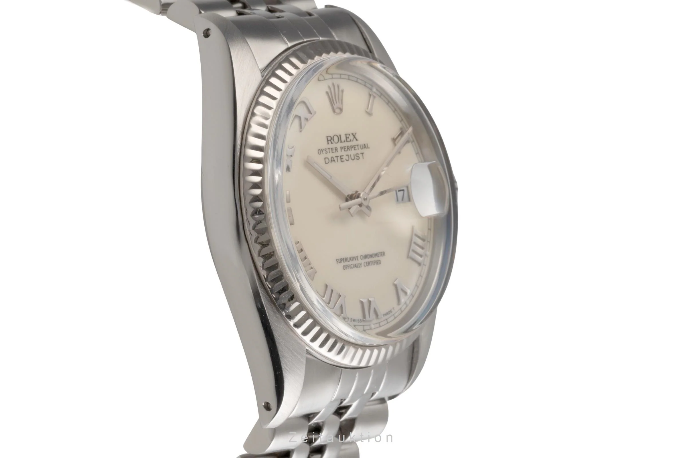 Rolex Datejust steel / white gold automatic men's watch 16014  [2504454] - Image 8