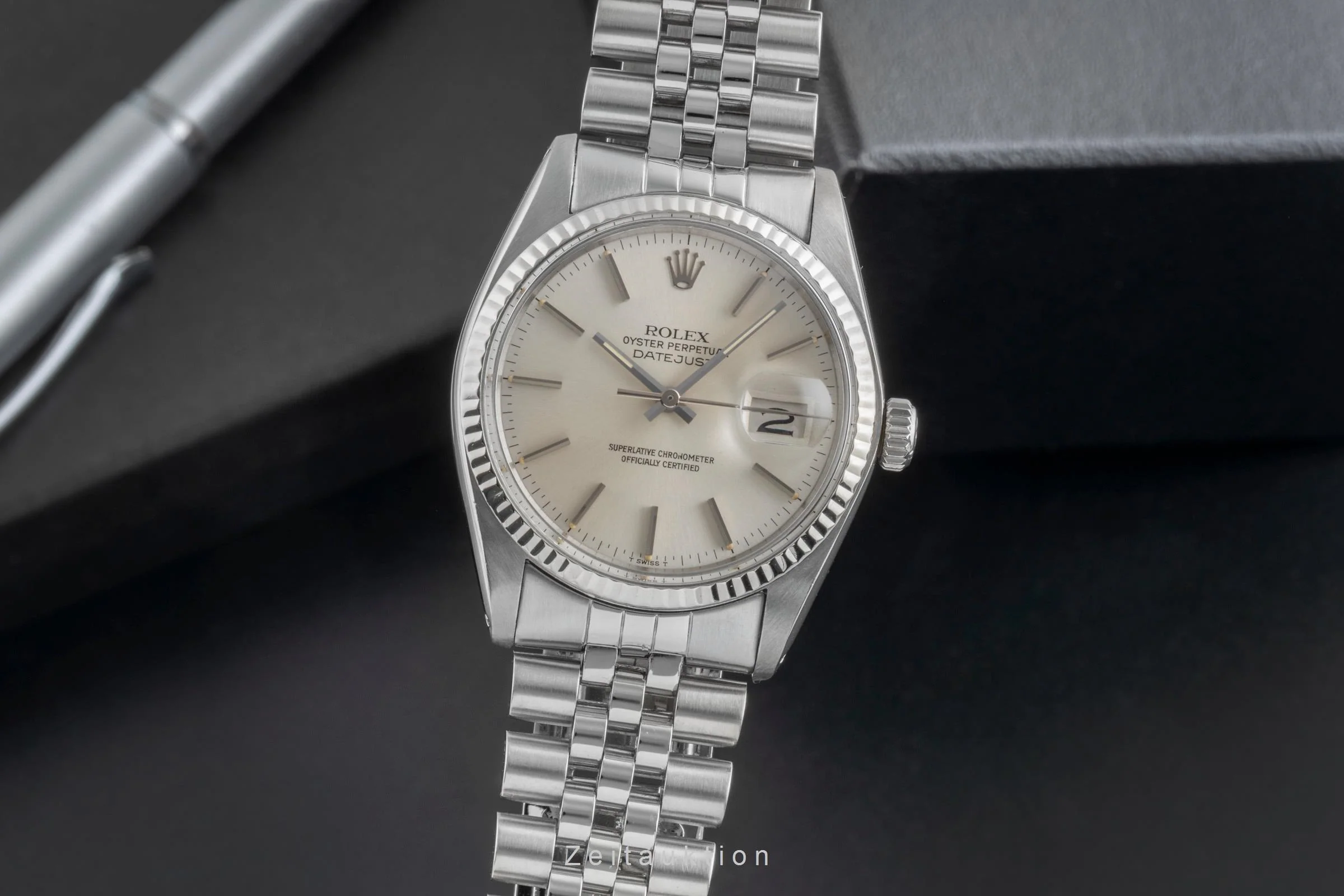 Rolex Datejust steel / white gold automatic men's watch 16014  [2504900] - Image 2