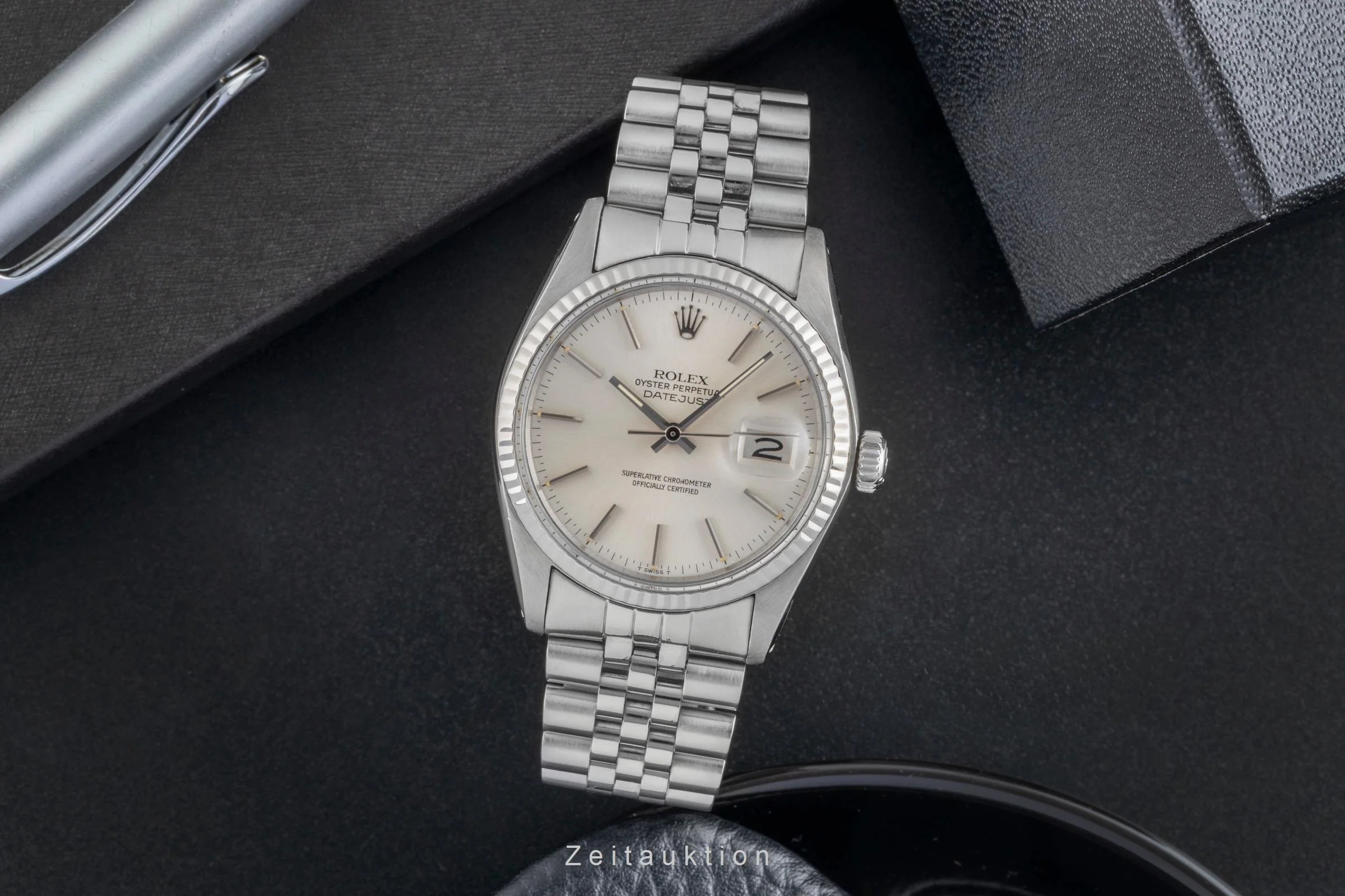 Rolex Datejust steel / white gold automatic men's watch 16014  [2504900] - Image 4