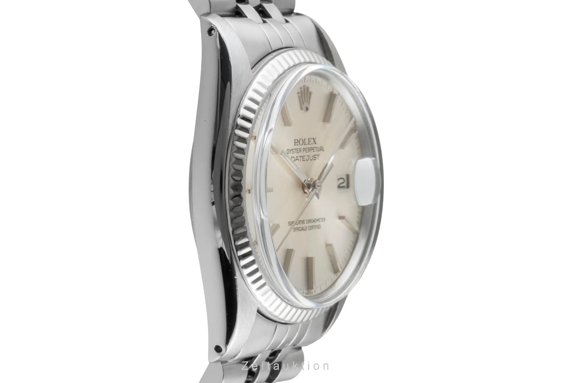Rolex Datejust steel / white gold automatic men's watch 16014  [2504900] - Image 8