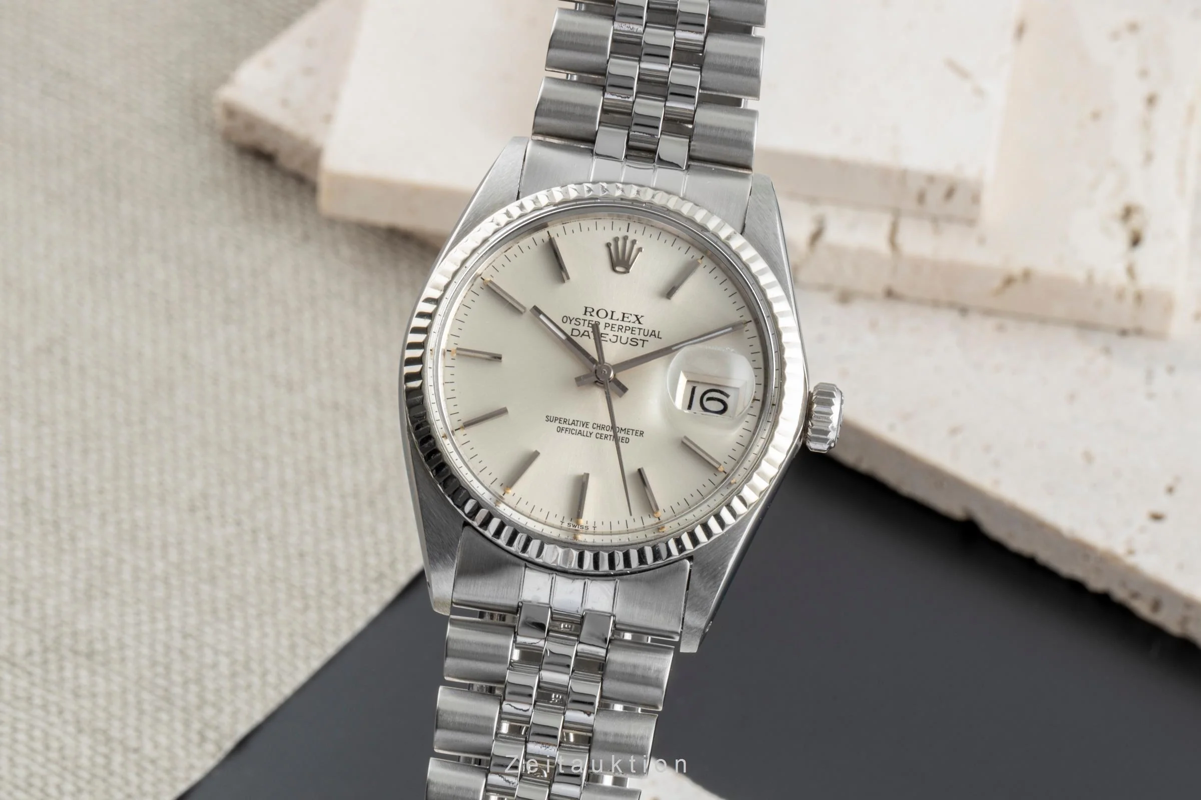 Rolex Datejust steel / white gold automatic men's watch 16014  [2507100] - Image 2
