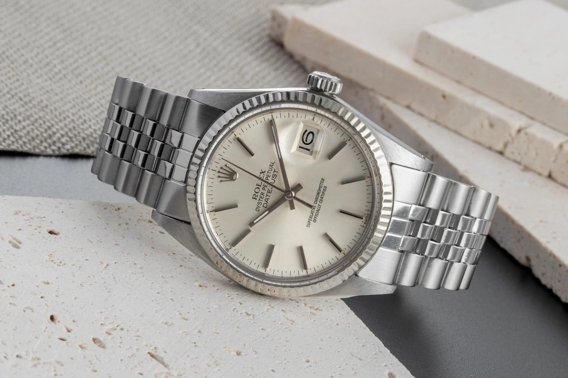 Rolex Datejust steel / white gold automatic men's watch 16014  [2507100] - Image 3