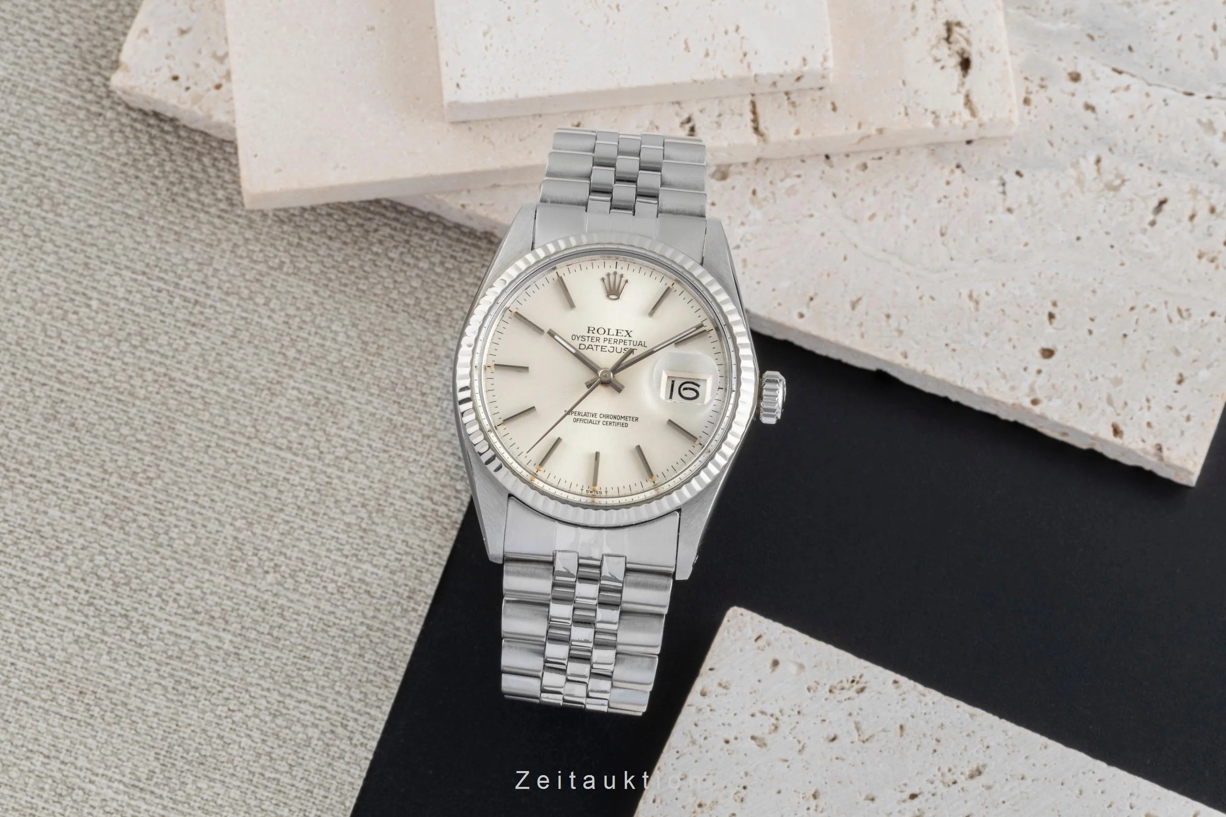 Rolex Datejust steel / white gold automatic men's watch 16014  [2507100] - Image 4