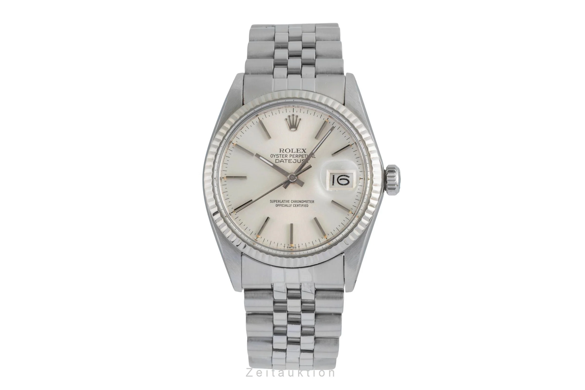 Rolex Datejust steel / white gold automatic men's watch 16014  [2507100] - Image 5