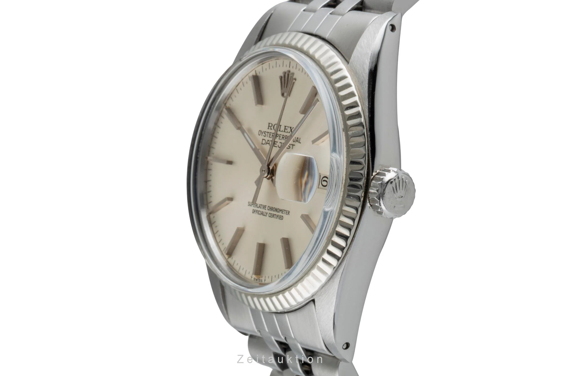 Rolex Datejust steel / white gold automatic men's watch 16014  [2507100] - Image 7