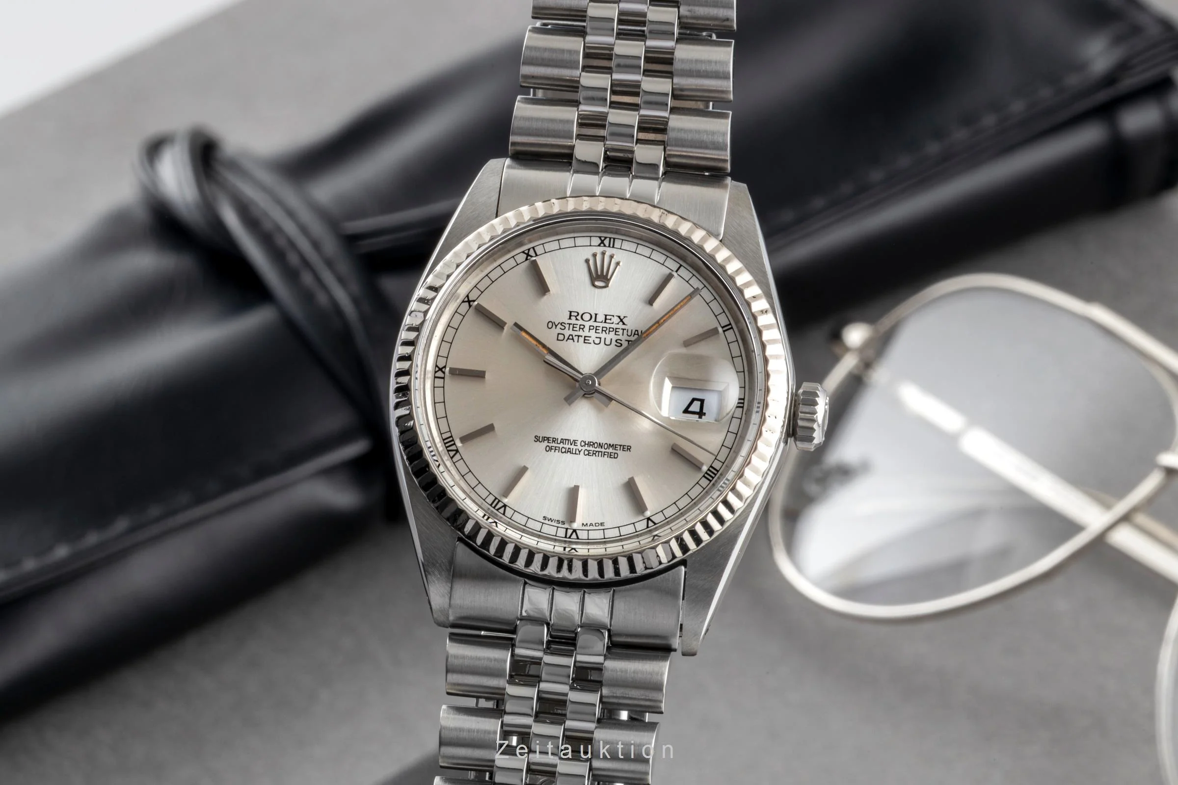 Rolex Datejust steel / white gold automatic men's watch 16014  [2600949] - Image 2