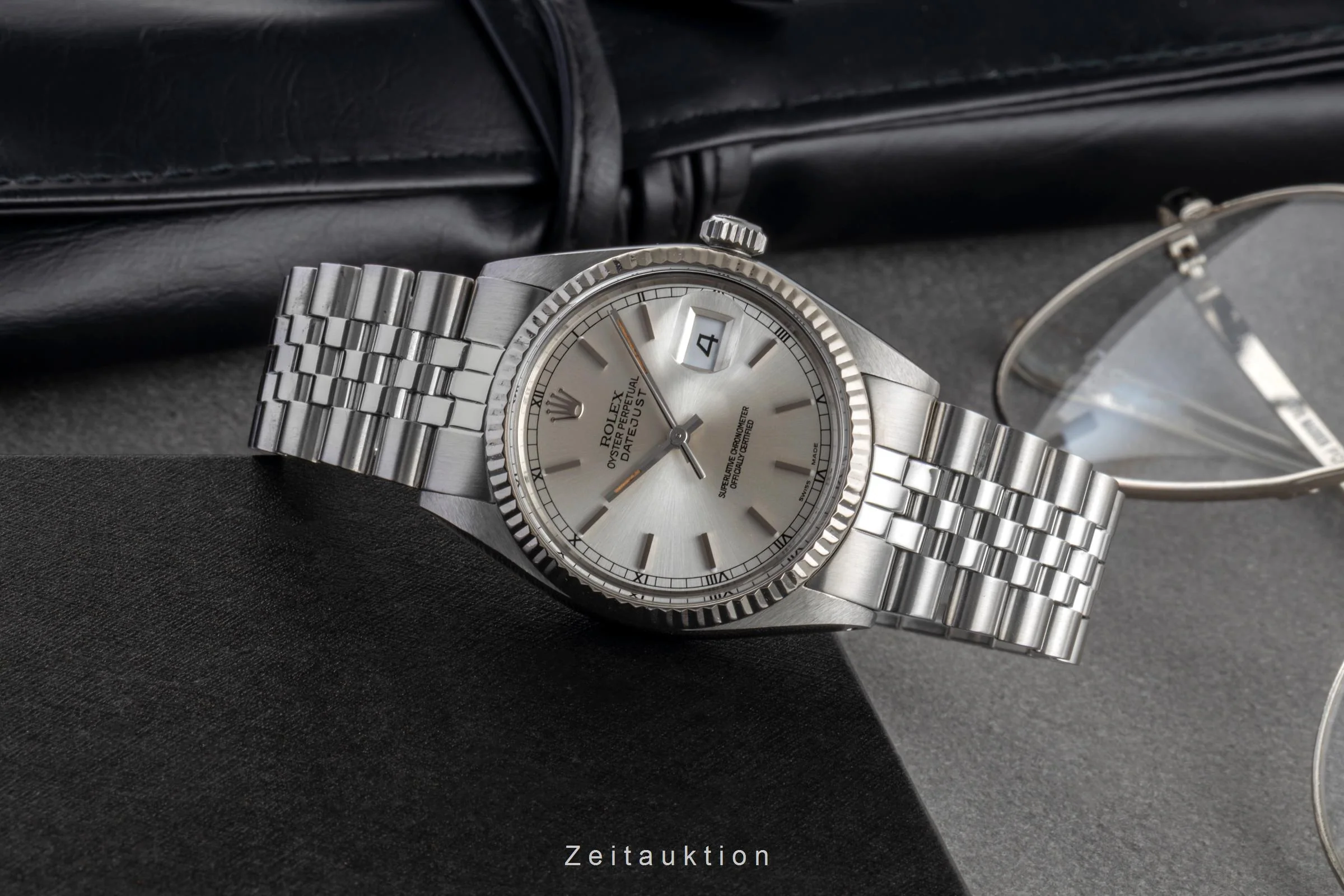 Rolex Datejust steel / white gold automatic men's watch 16014  [2600949] - Image 3