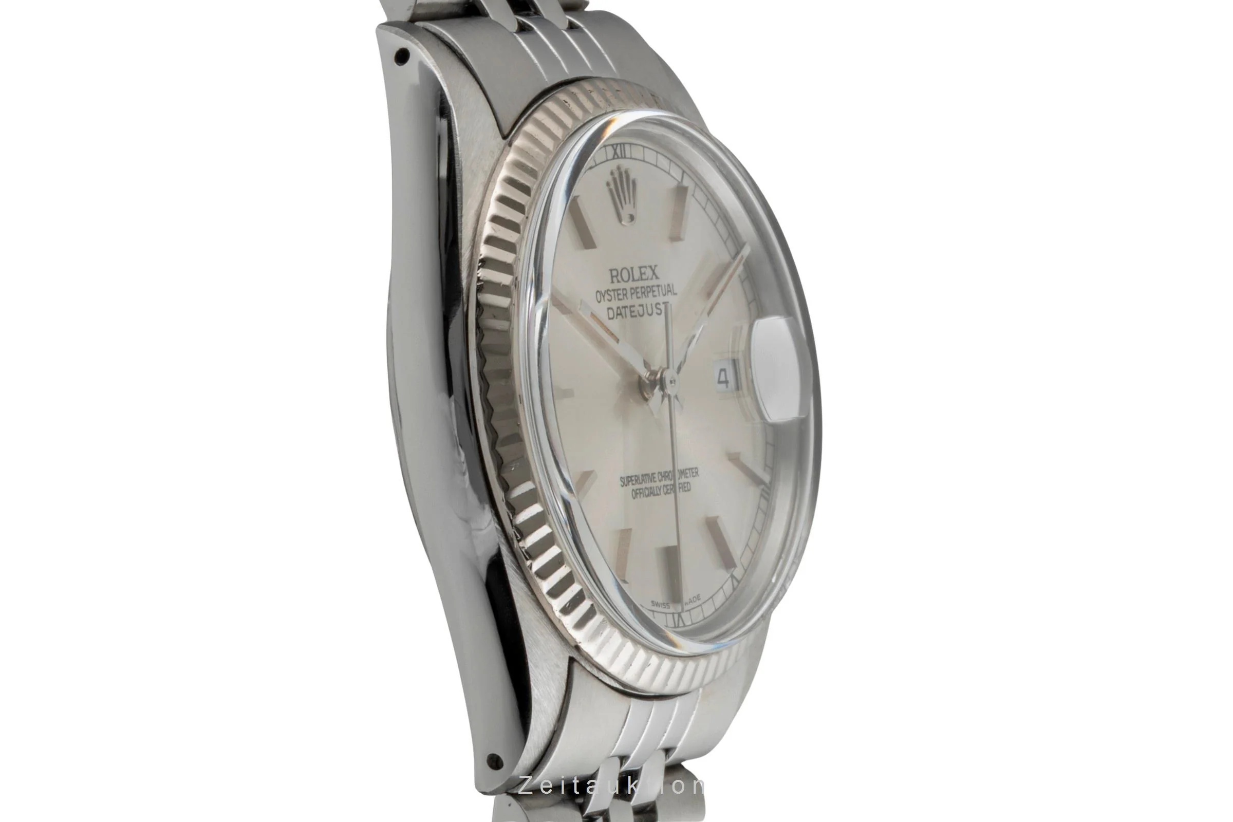 Rolex Datejust steel / white gold automatic men's watch 16014  [2600949] - Image 8