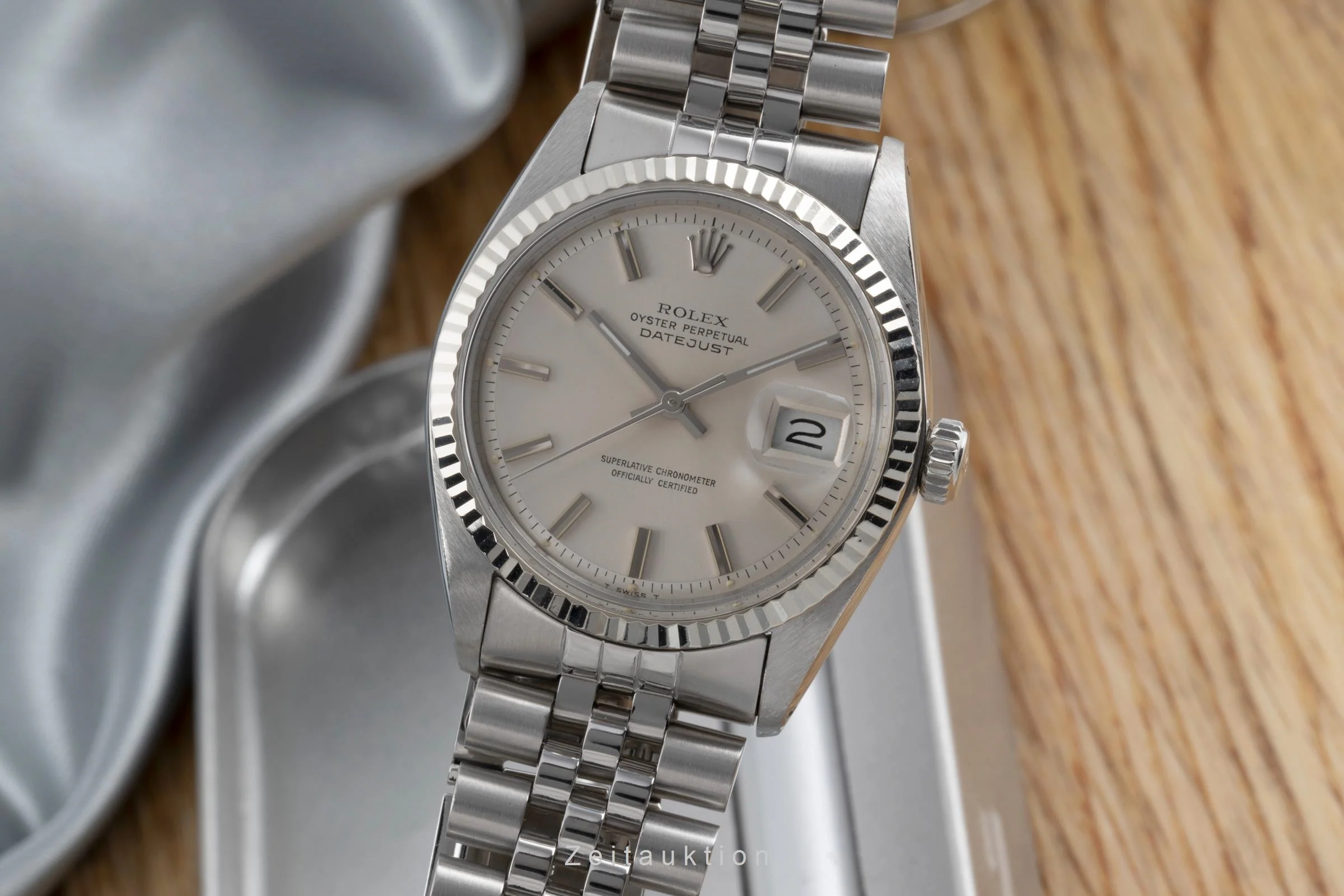 Rolex Datejust steel / white gold automatic men's watch 16014 Vintage  [2502552] - Image 2