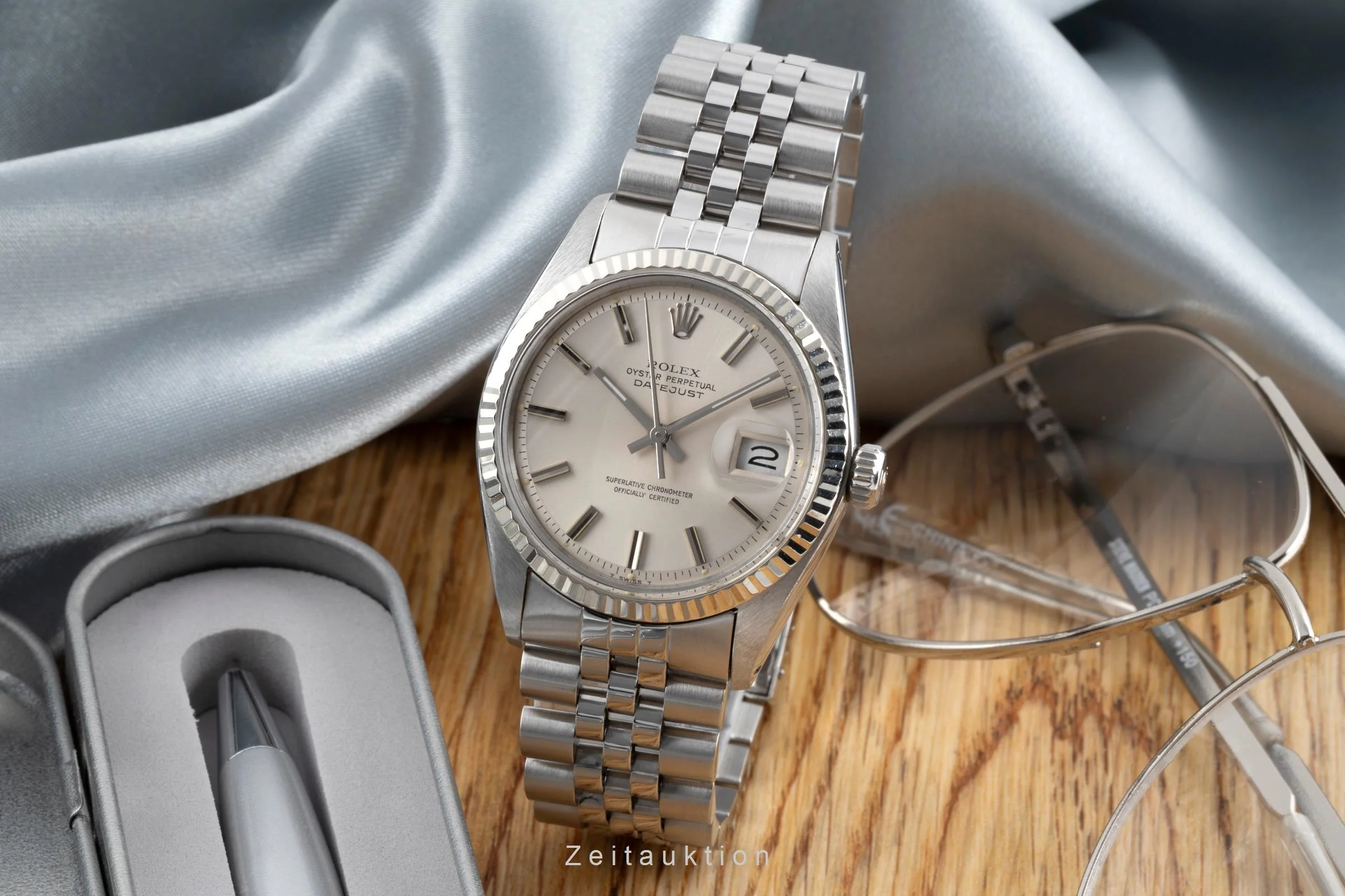 Rolex Datejust steel / white gold automatic men's watch 16014 Vintage  [2502552] - Image 4