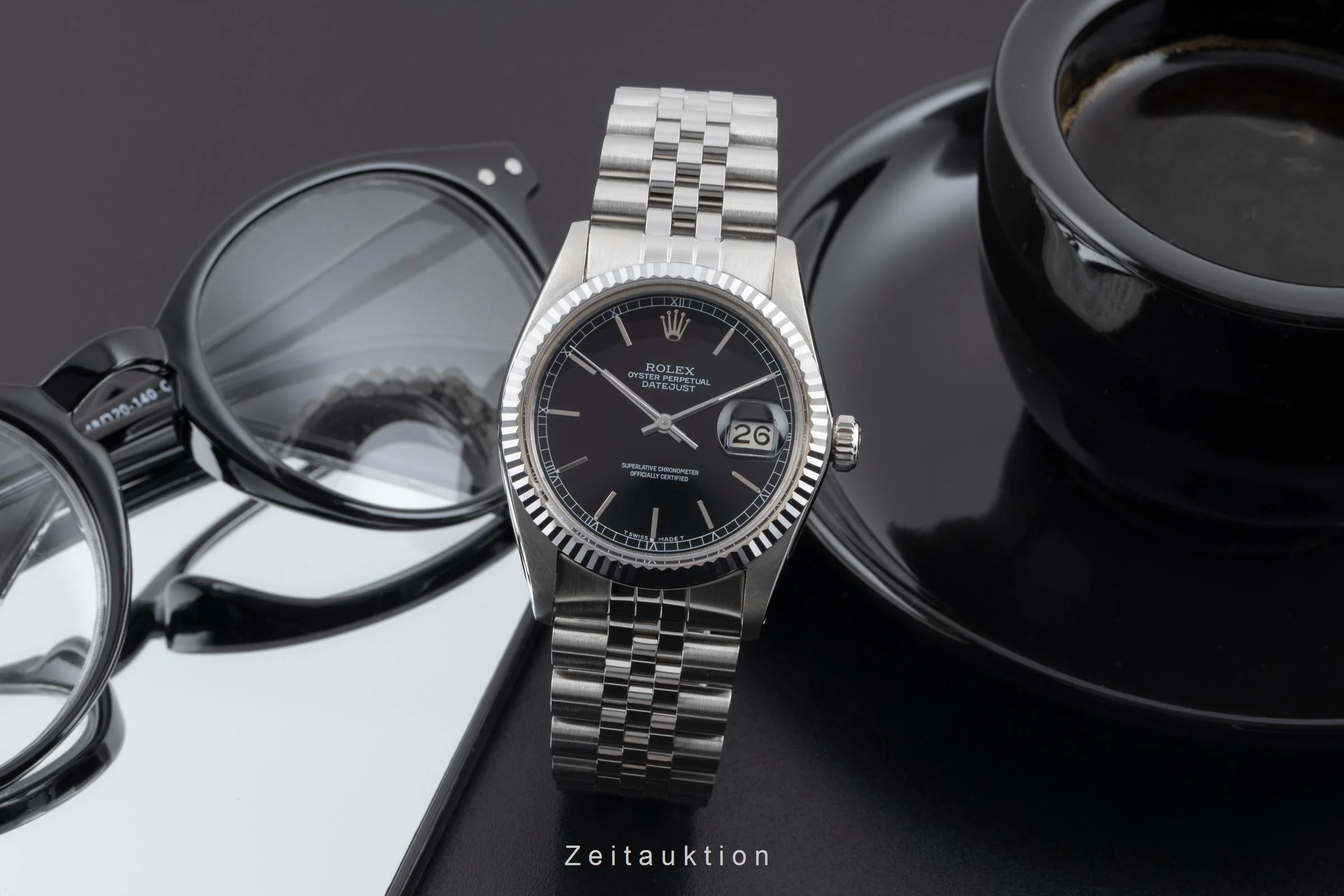 Rolex Datejust steel / white gold automatic men's watch 16014 Vintage  [2506214] - Image 4