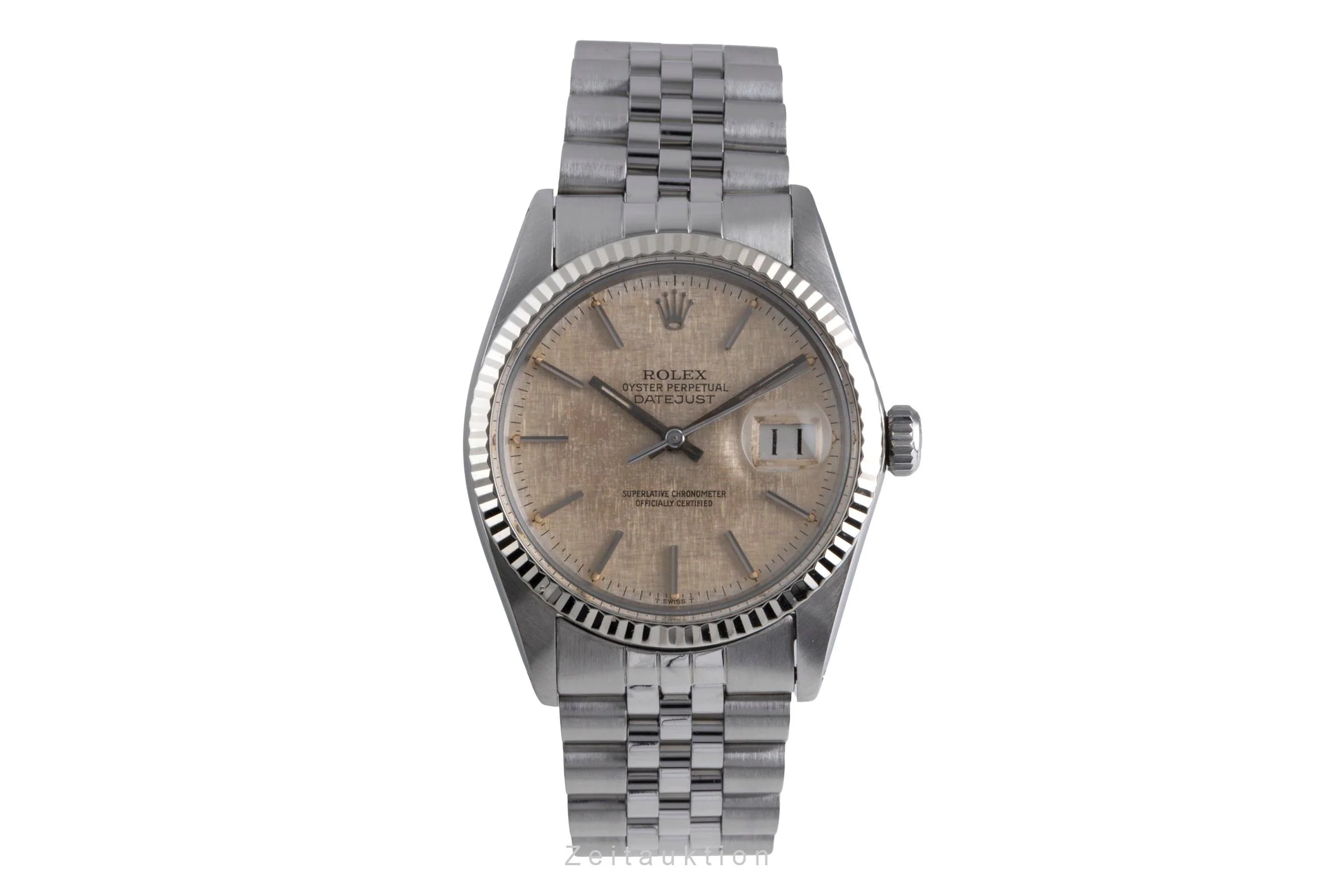 Rolex Datejust steel / white gold automatic men's watch 16014 Vintage  [2600380] - Image 5