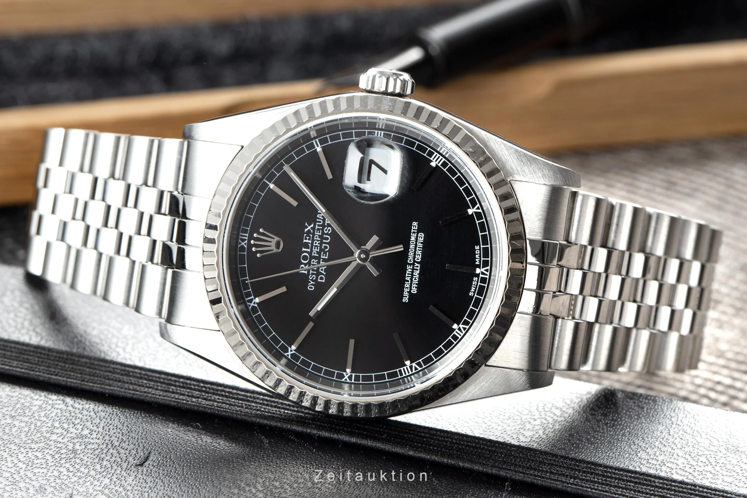 Rolex Datejust steel / white gold automatic men's watch 16234  [2201177] - Image 2