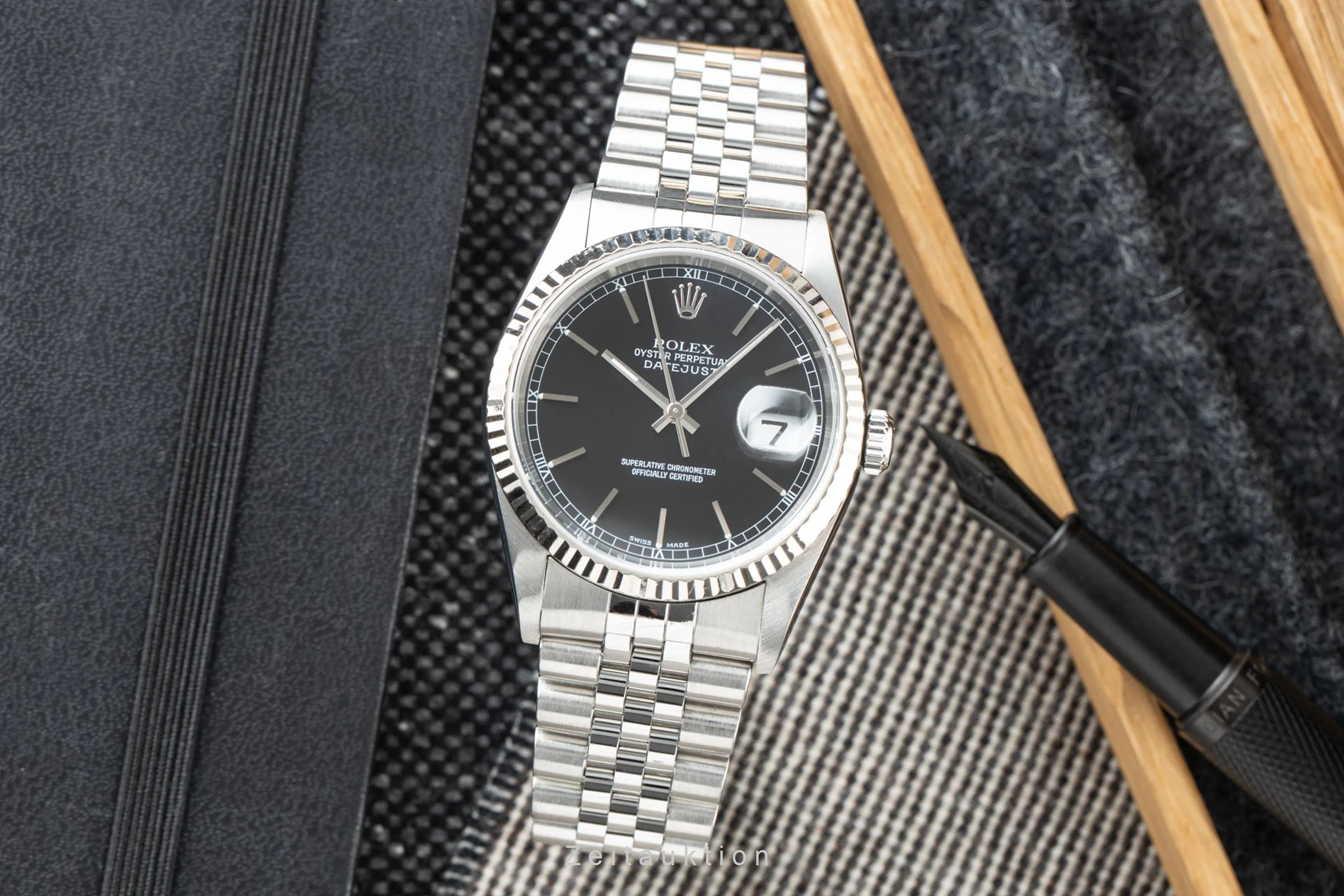 Rolex Datejust steel / white gold automatic men's watch 16234  [2201177] - Image 3