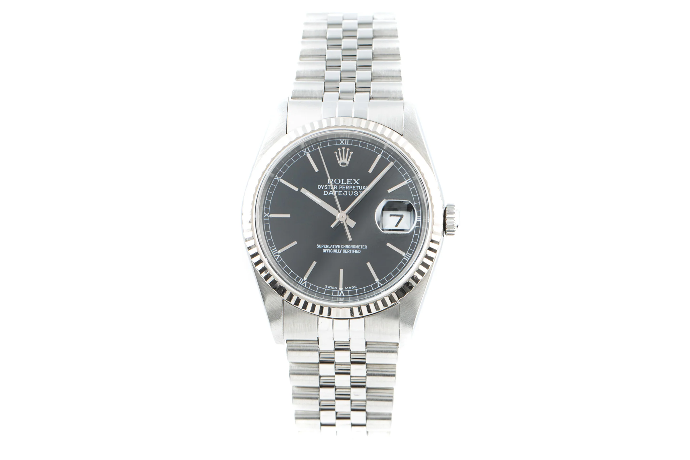 Rolex Datejust steel / white gold automatic men's watch 16234  [2201177] - Image 4