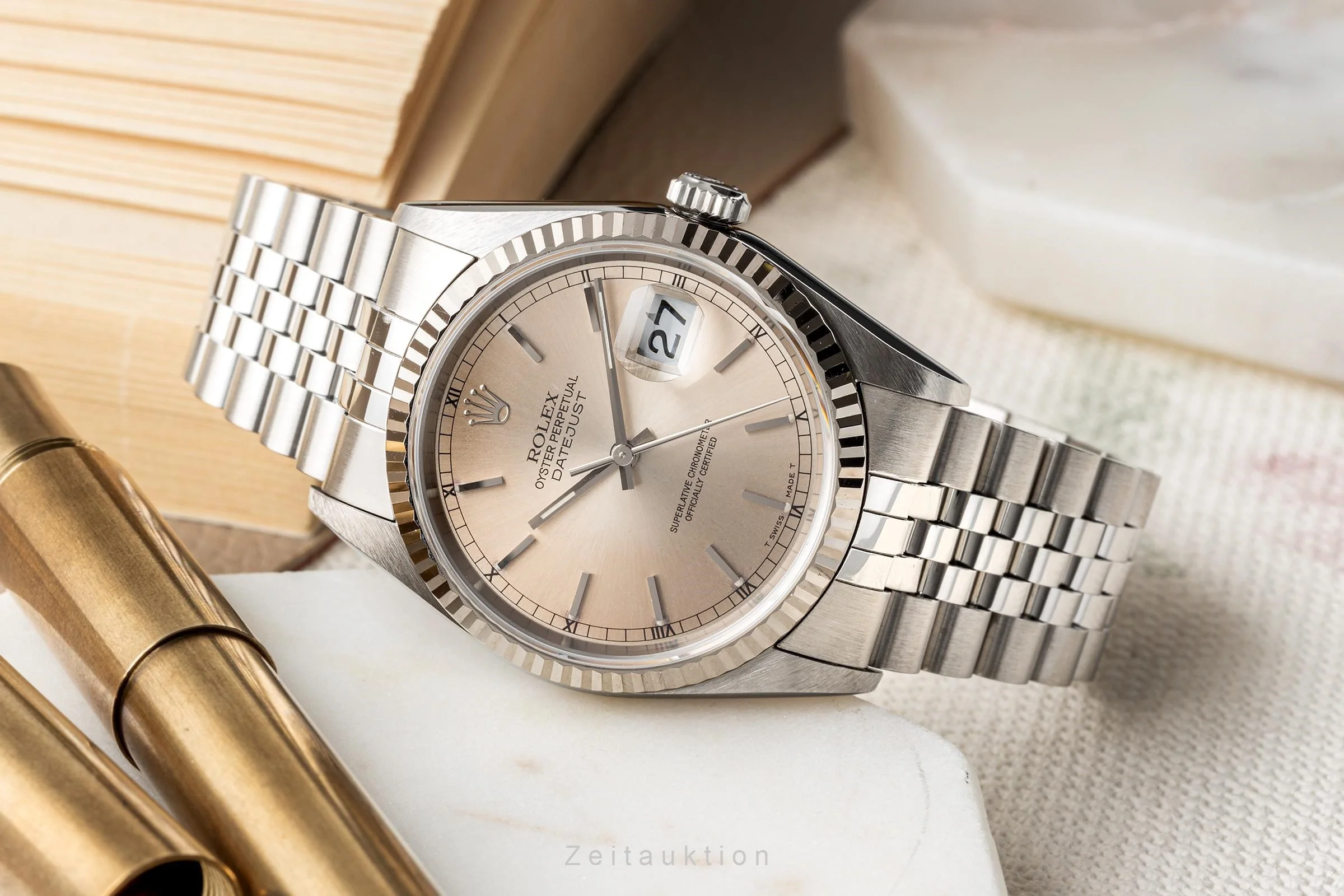 Rolex Datejust steel / white gold automatic men's watch 16234 LP: 8750EUR  [2302099] - Image 2