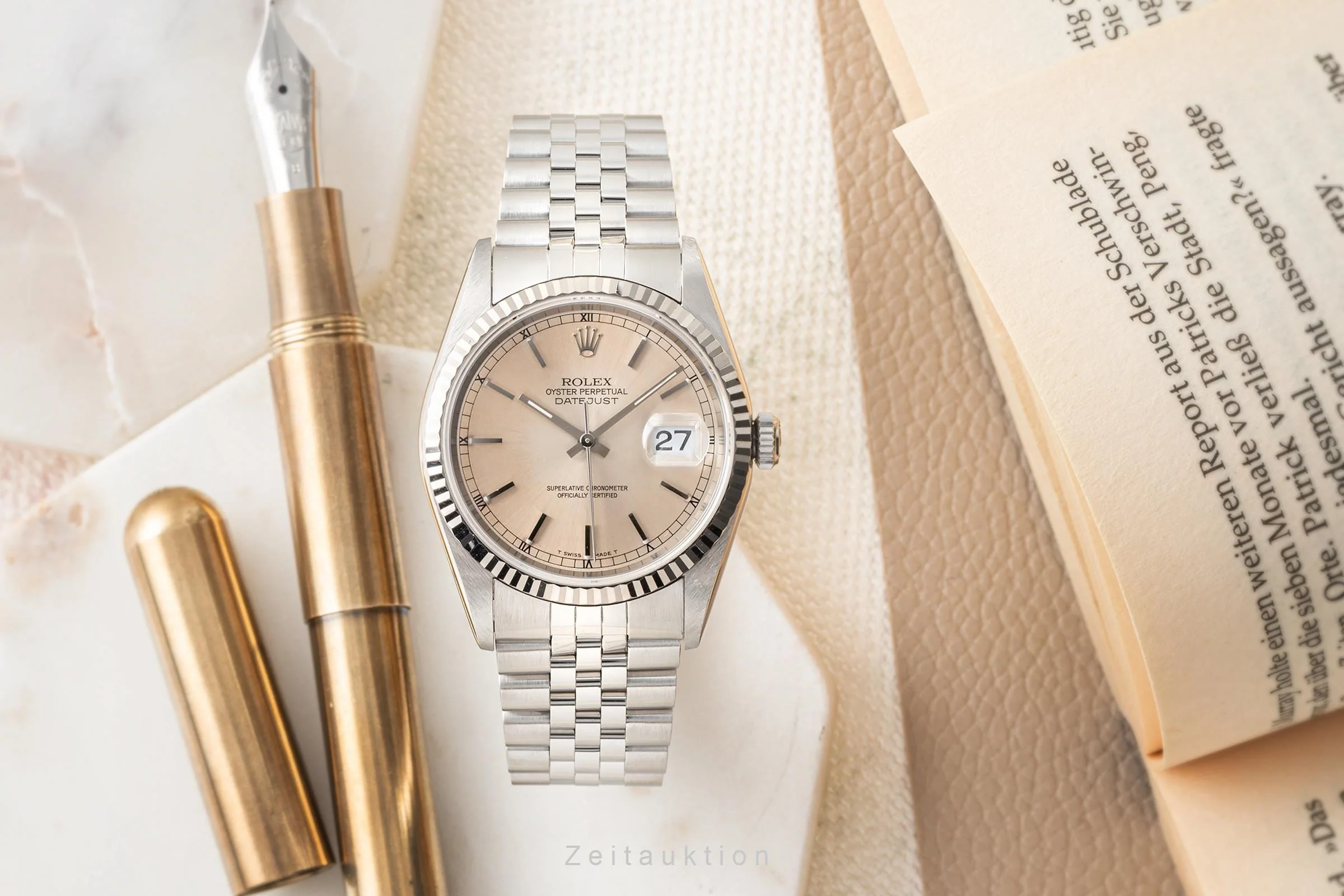 Rolex Datejust steel / white gold automatic men's watch 16234 LP: 8750EUR  [2302099] - Image 3