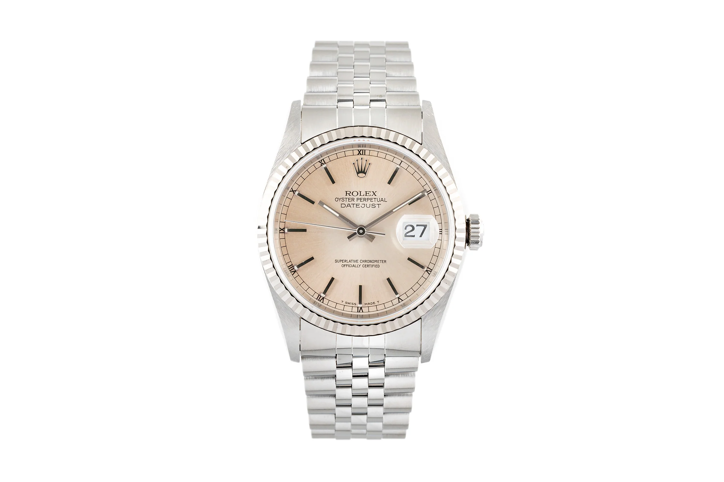 Rolex Datejust steel / white gold automatic men's watch 16234 LP: 8750EUR  [2302099] - Image 4