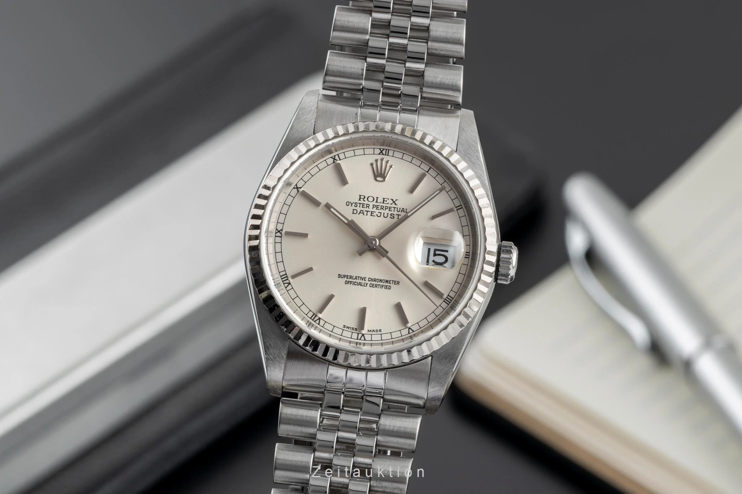 Rolex Datejust steel / white gold automatic men's watch 16234  [2500408] - Image 2