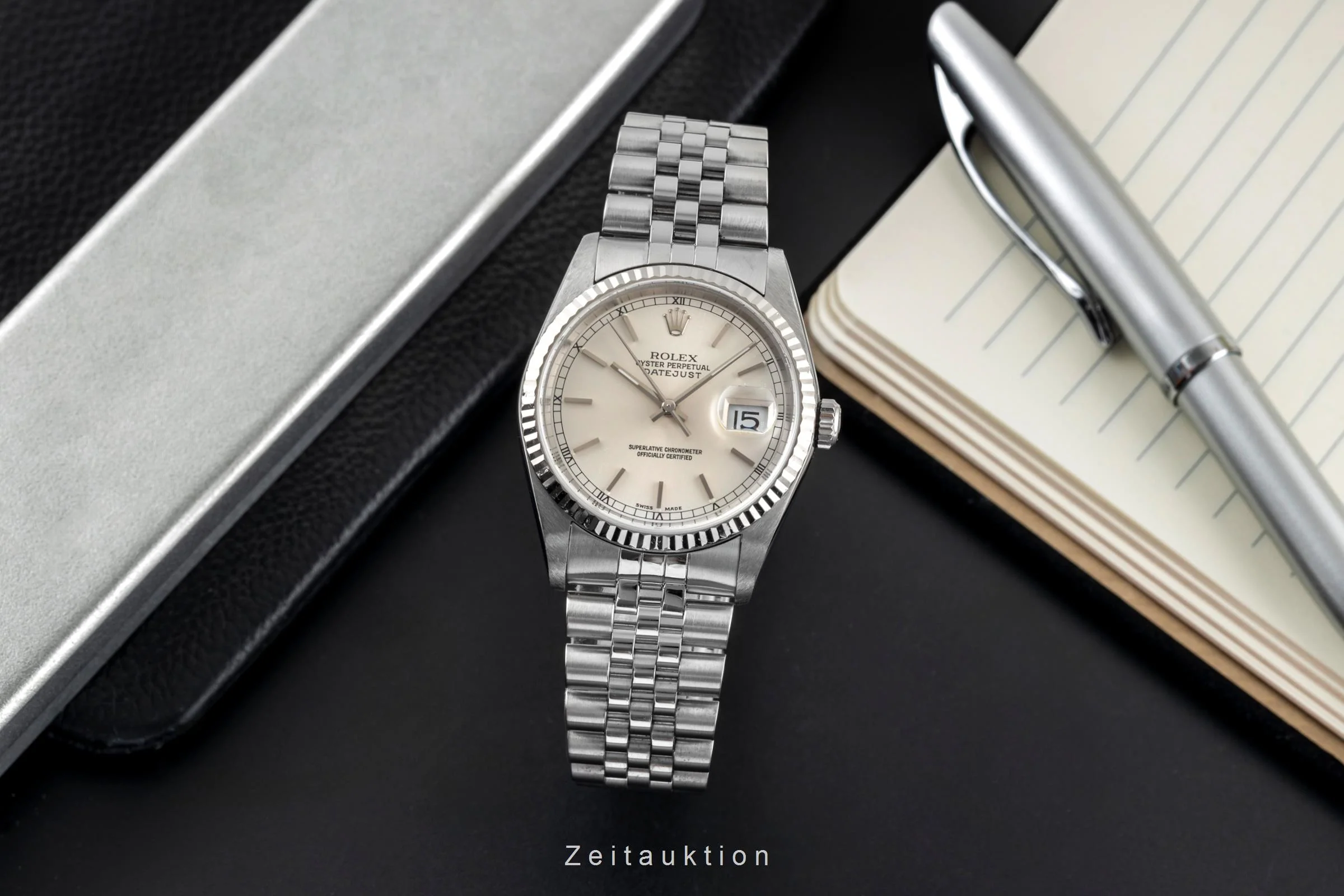 Rolex Datejust steel / white gold automatic men's watch 16234  [2500408] - Image 4