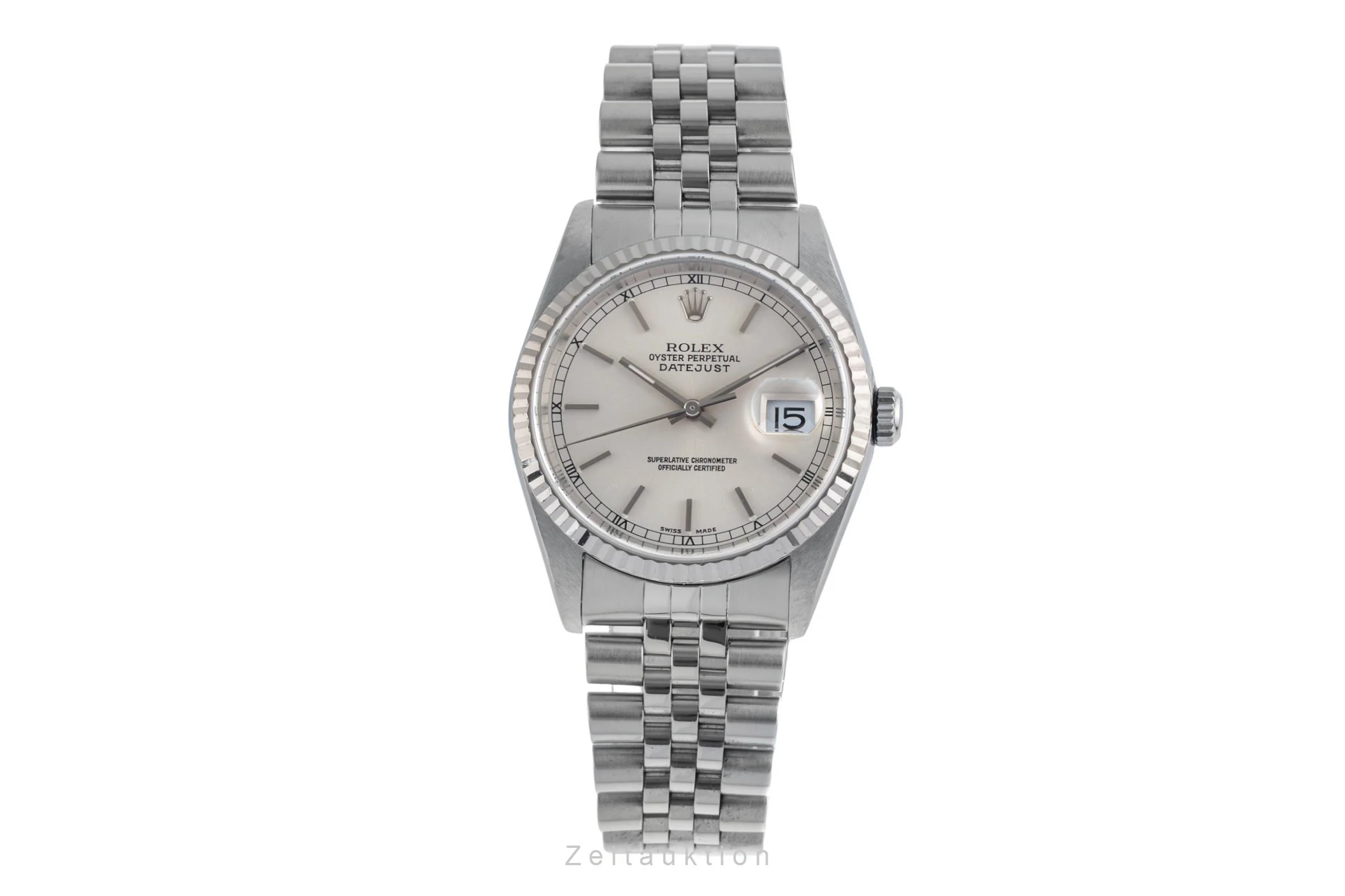Rolex Datejust steel / white gold automatic men's watch 16234  [2500408] - Image 5