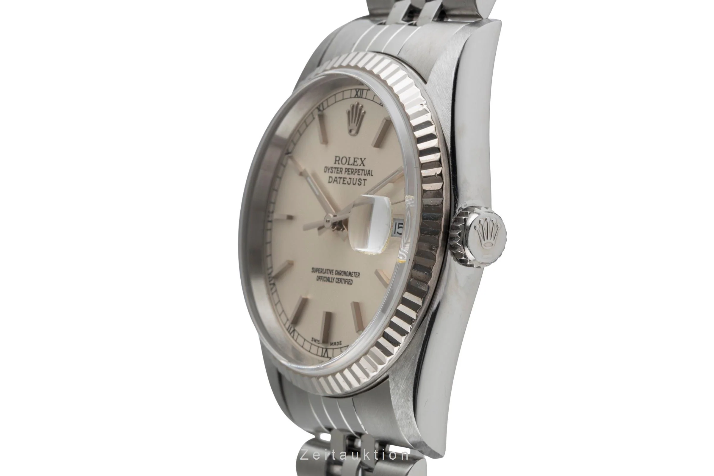 Rolex Datejust steel / white gold automatic men's watch 16234  [2500408] - Image 7