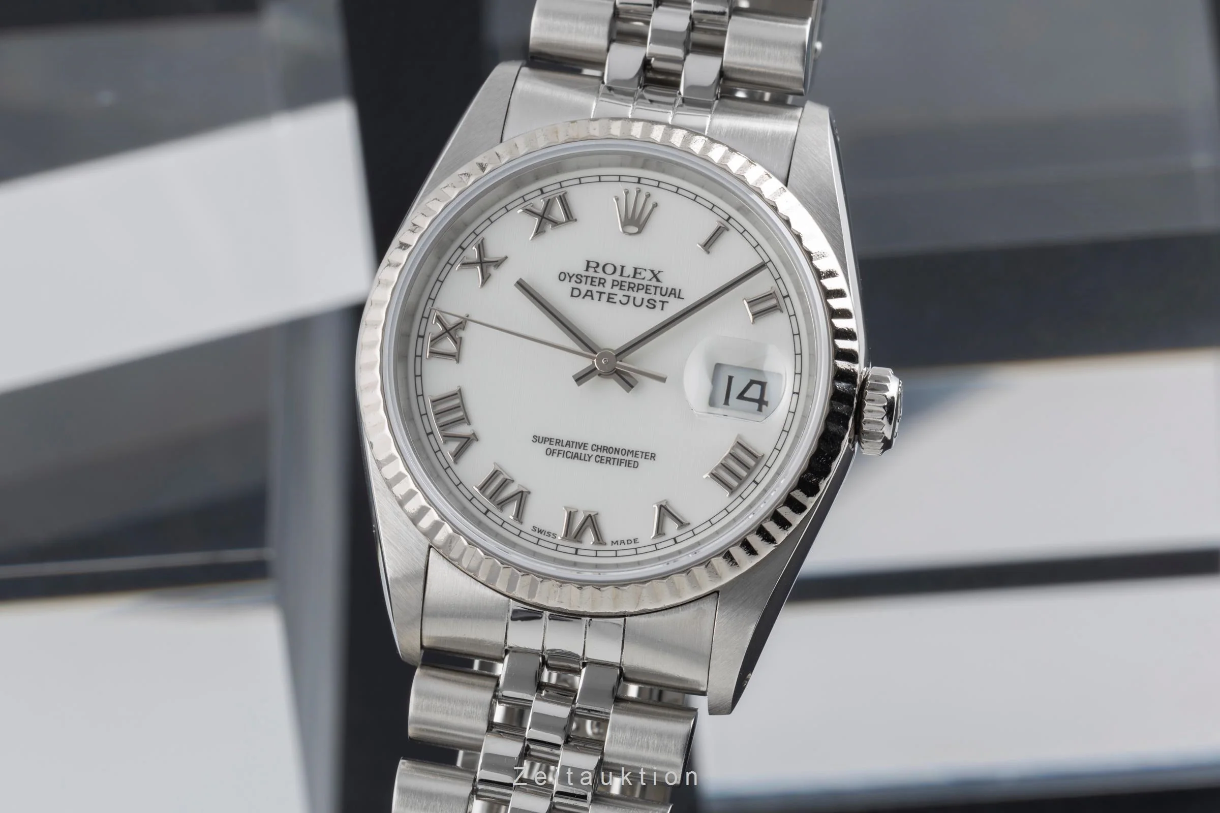 Rolex Datejust steel / white gold automatic men's watch 16234  [2502178] - Image 2