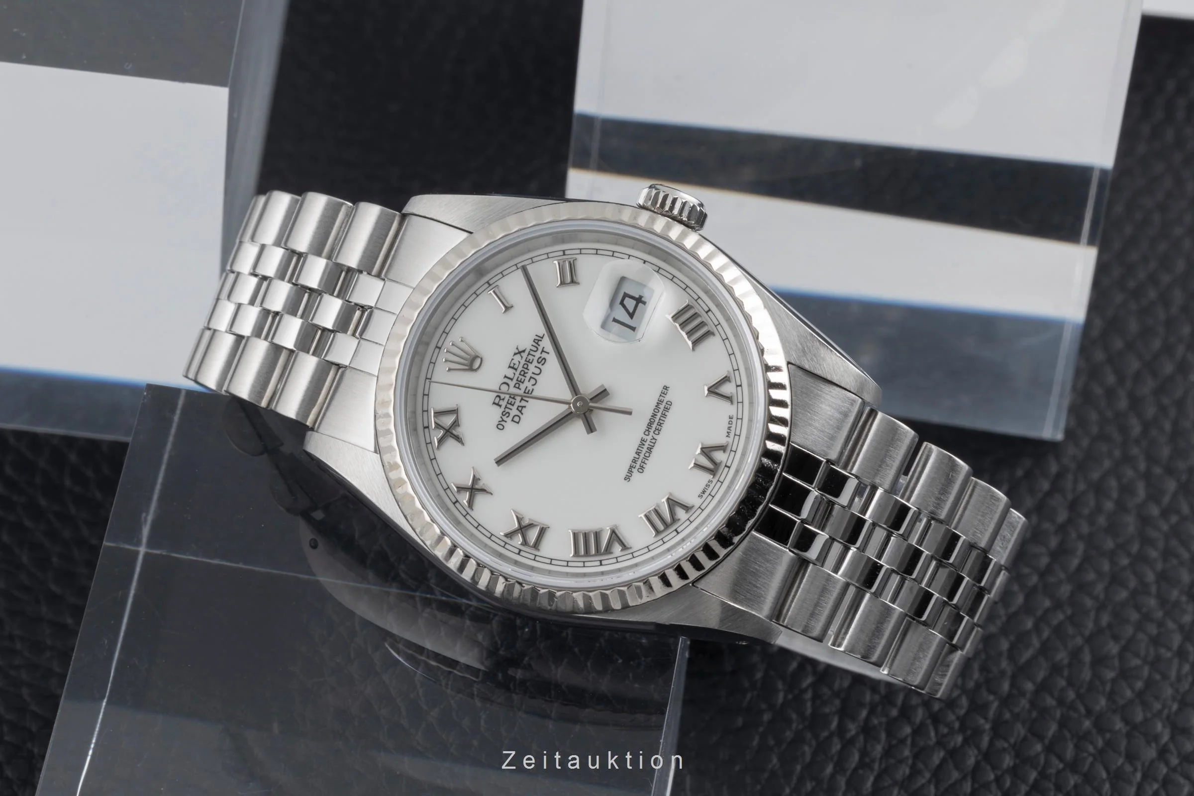 Rolex Datejust steel / white gold automatic men's watch 16234  [2502178] - Image 3